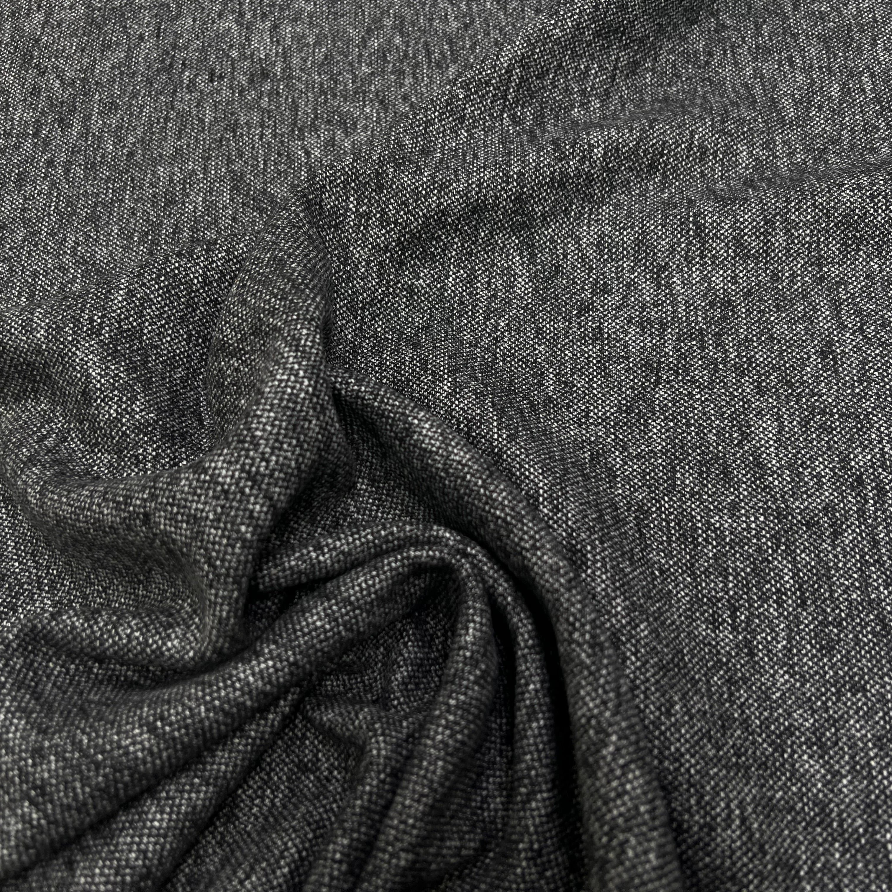 MAILLE DE LAINE LOURDE NOIRE ET BLANCHE - My Little Coupon