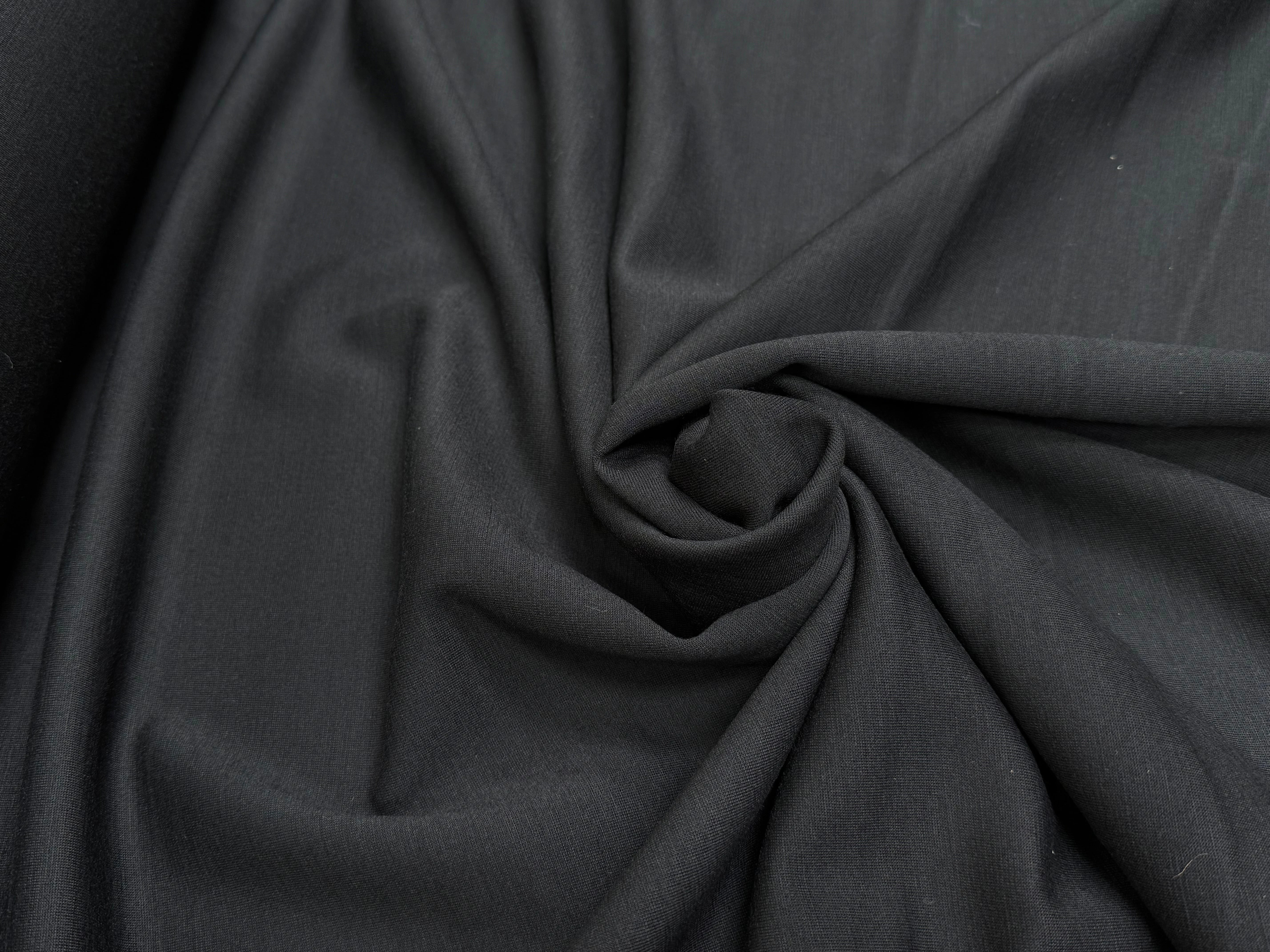 MAILLE DE LAINE LOURDE TRÈS BELLE TENUE NOIRE - My Little Coupon
