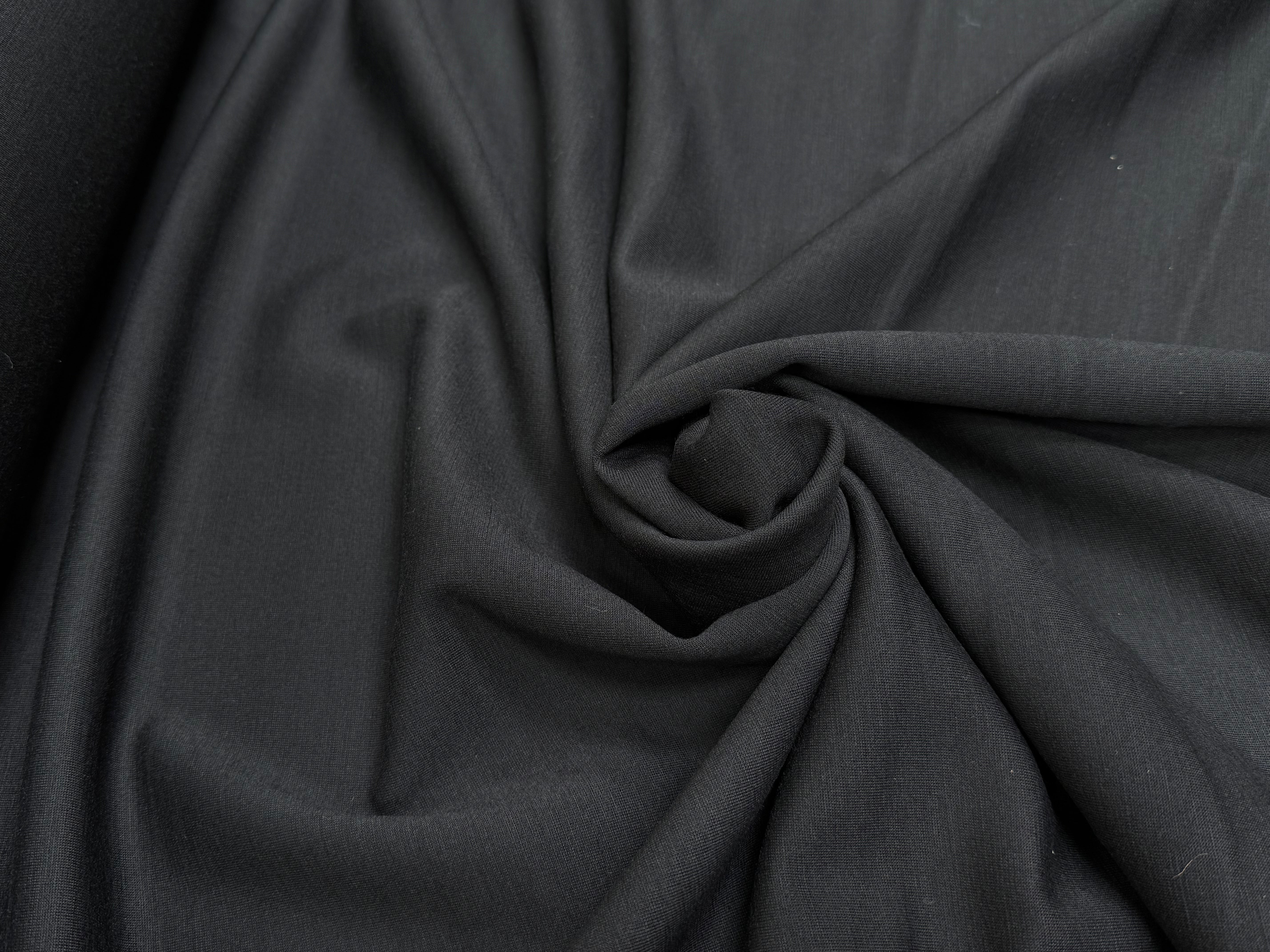 MAILLE DE LAINE LOURDE TRÈS BELLE TENUE NOIRE - My Little Coupon