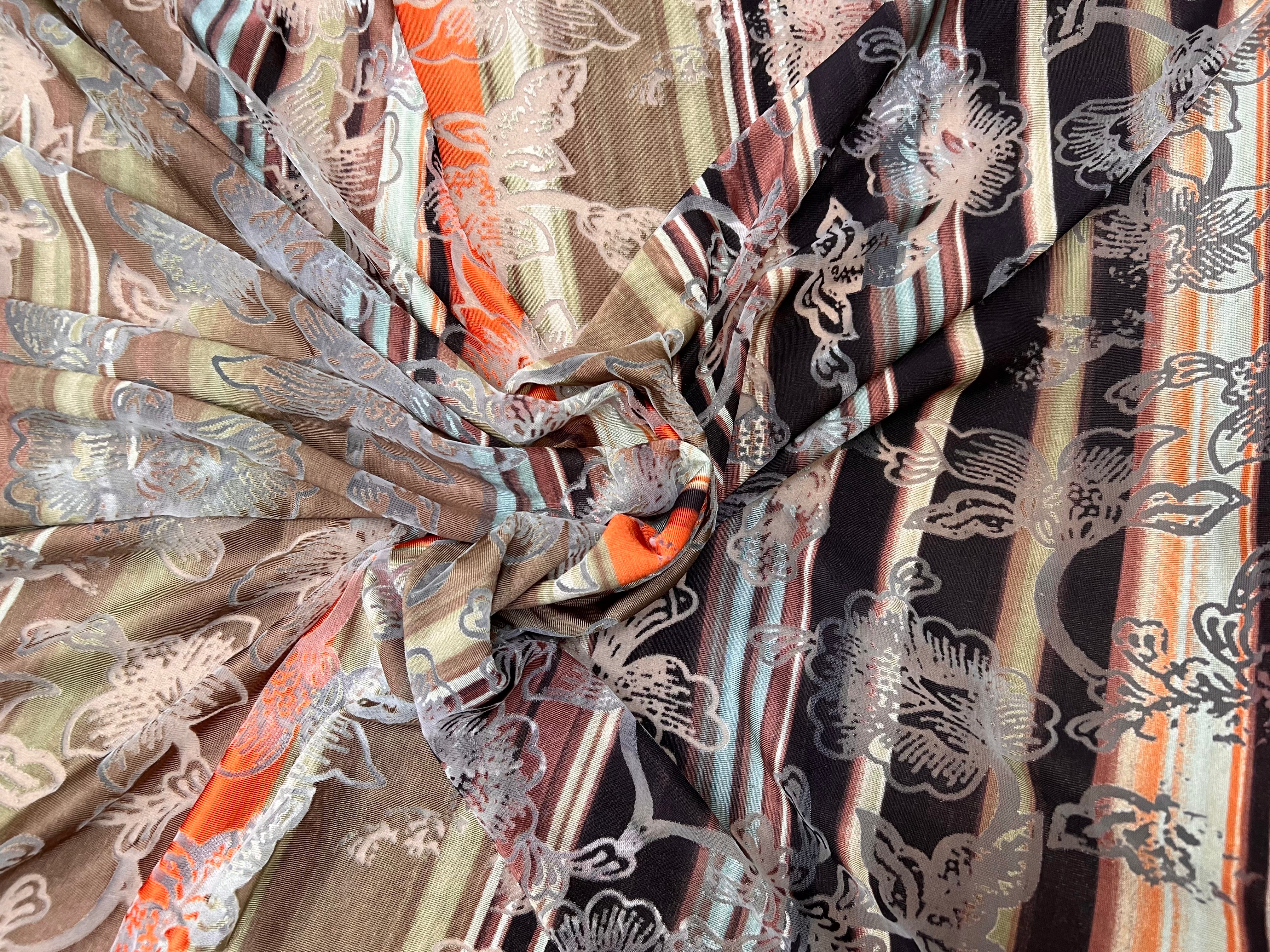 MAILLE DEVORÉE DE FLEURS RAYÉE - My Little Coupon