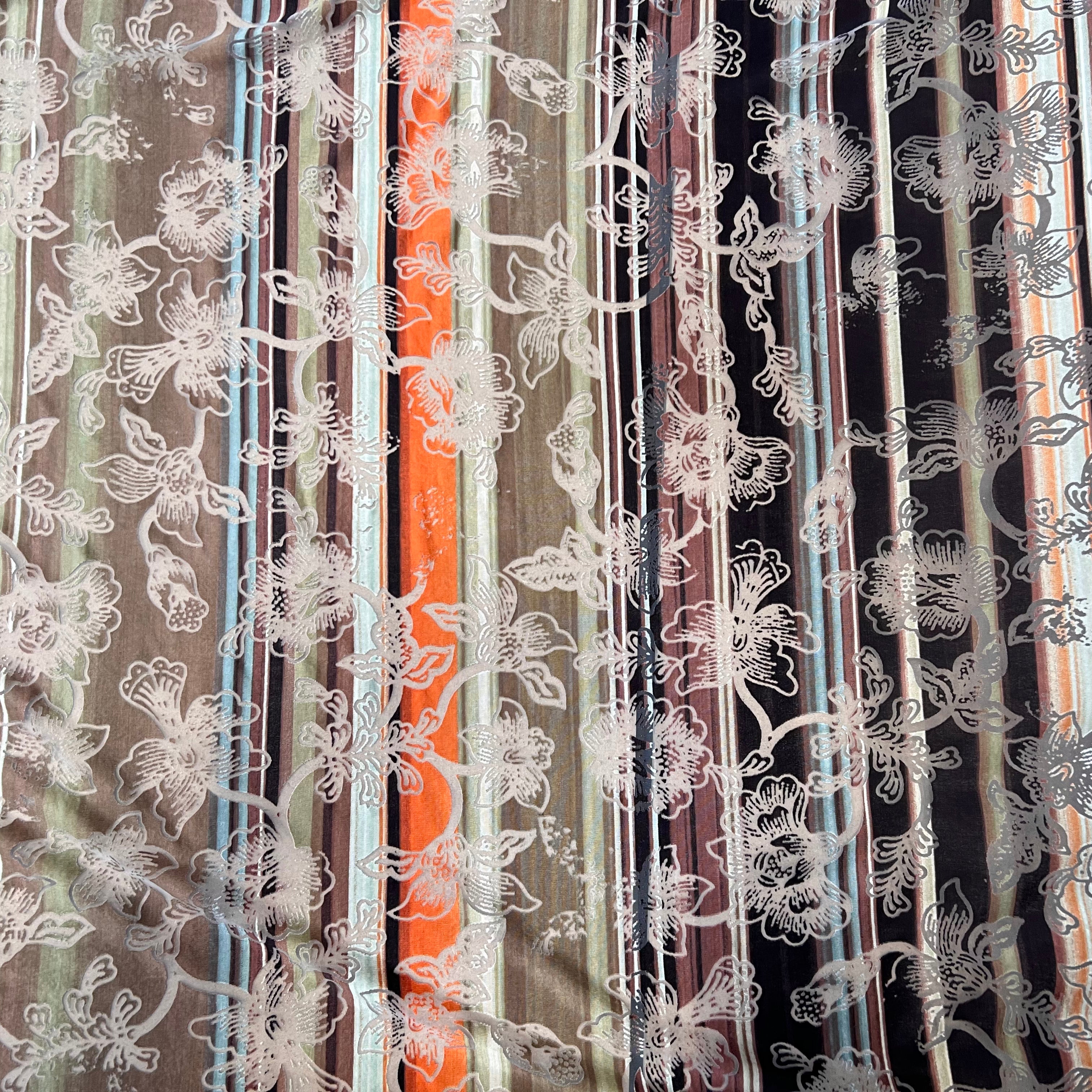 MAILLE DEVORÉE DE FLEURS RAYÉE - My Little Coupon