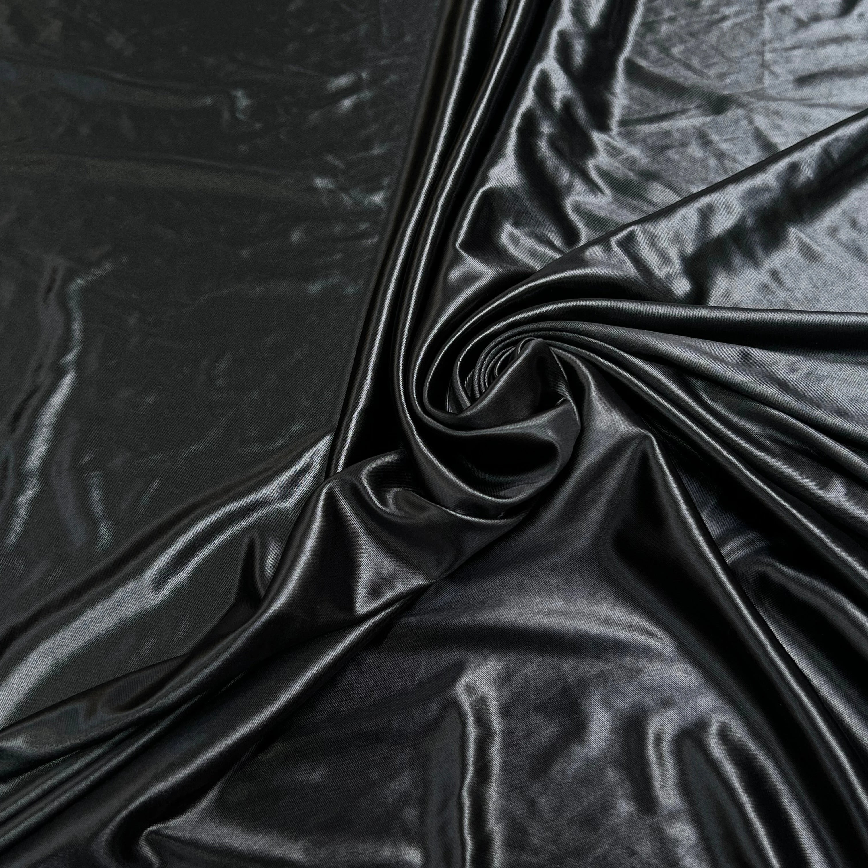 MAILLE EFFET CUIR FROIDE ET SOUPLE NOIR - My Little Coupon