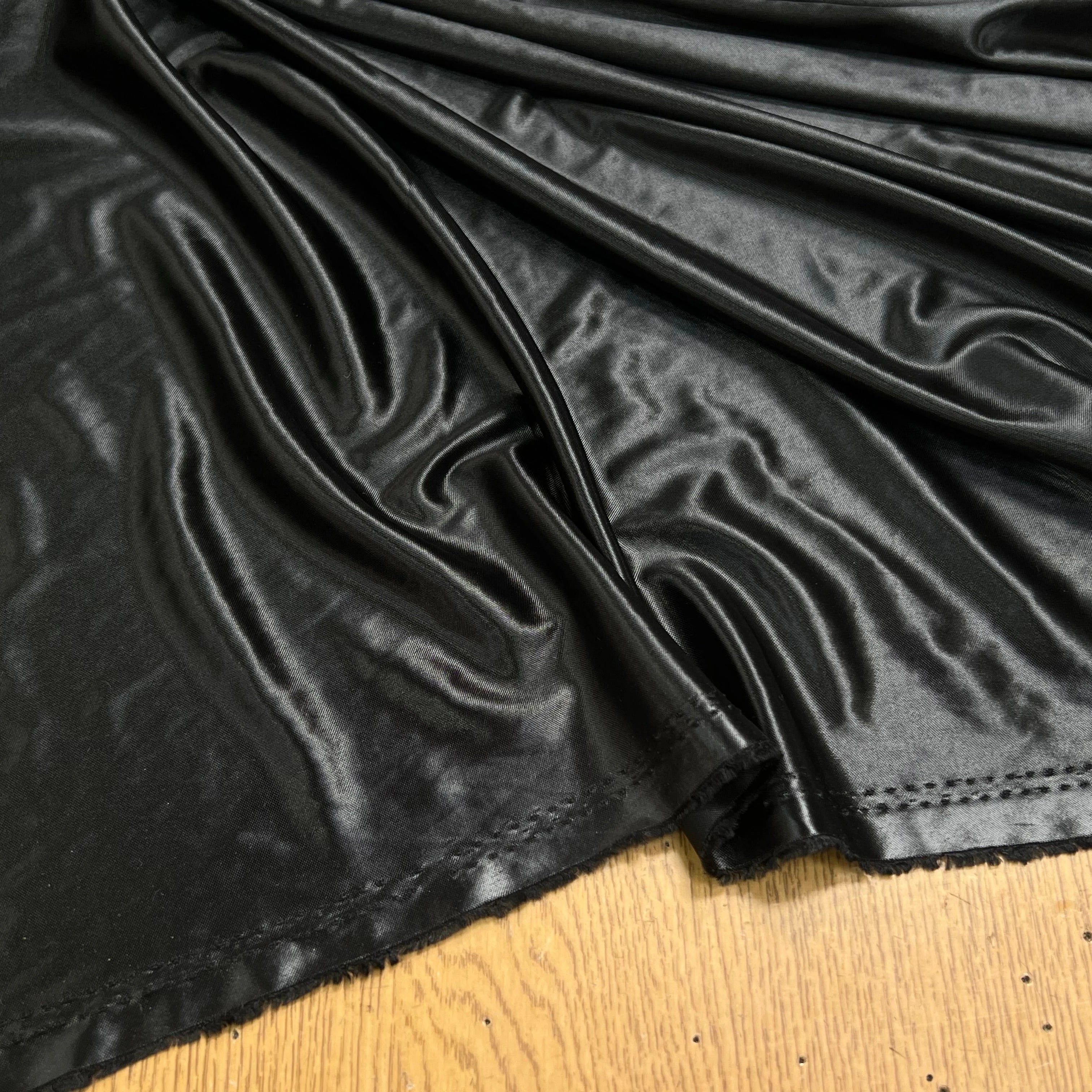 MAILLE EFFET CUIR FROIDE ET SOUPLE NOIR - My Little Coupon