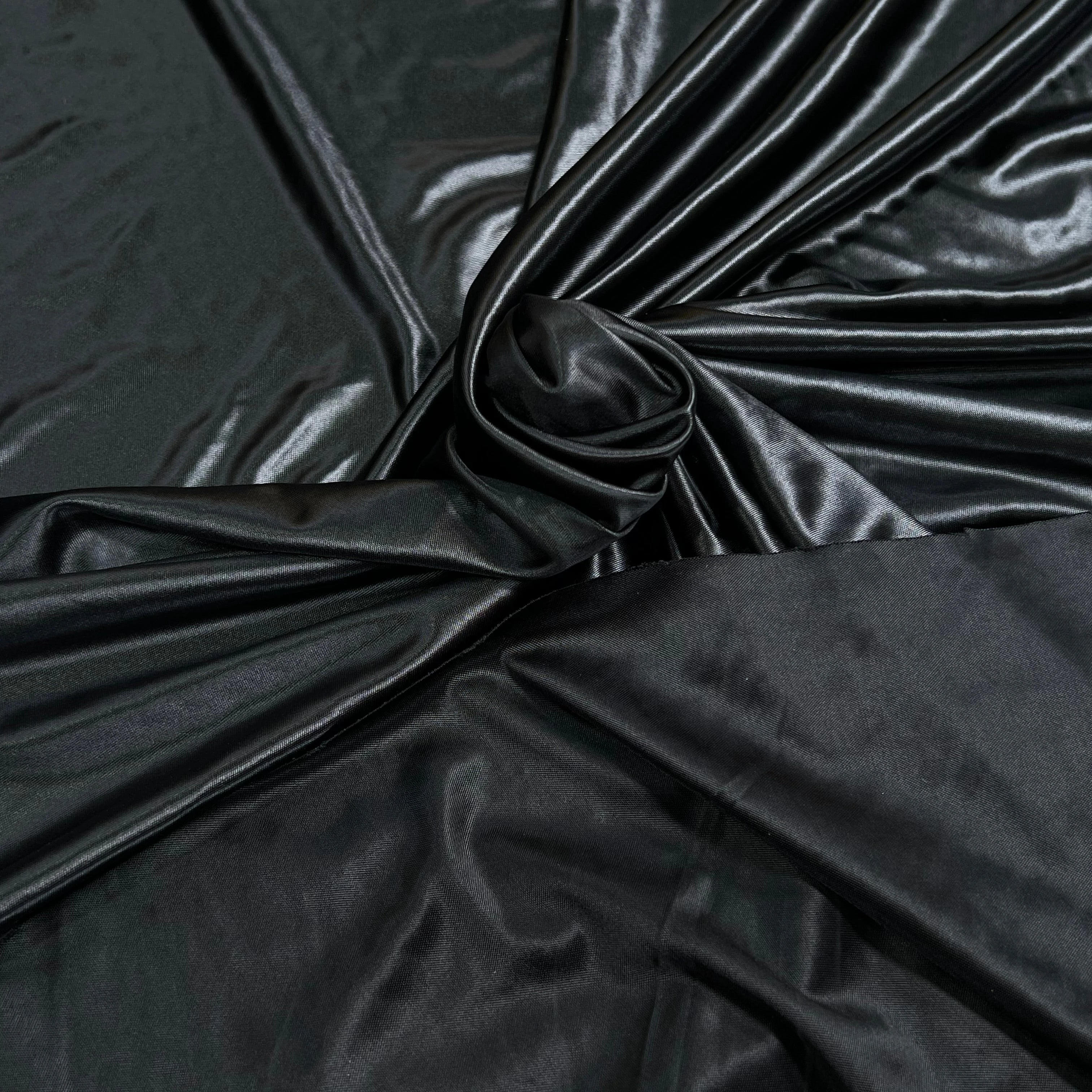 MAILLE EFFET CUIR FROIDE ET SOUPLE NOIR - My Little Coupon