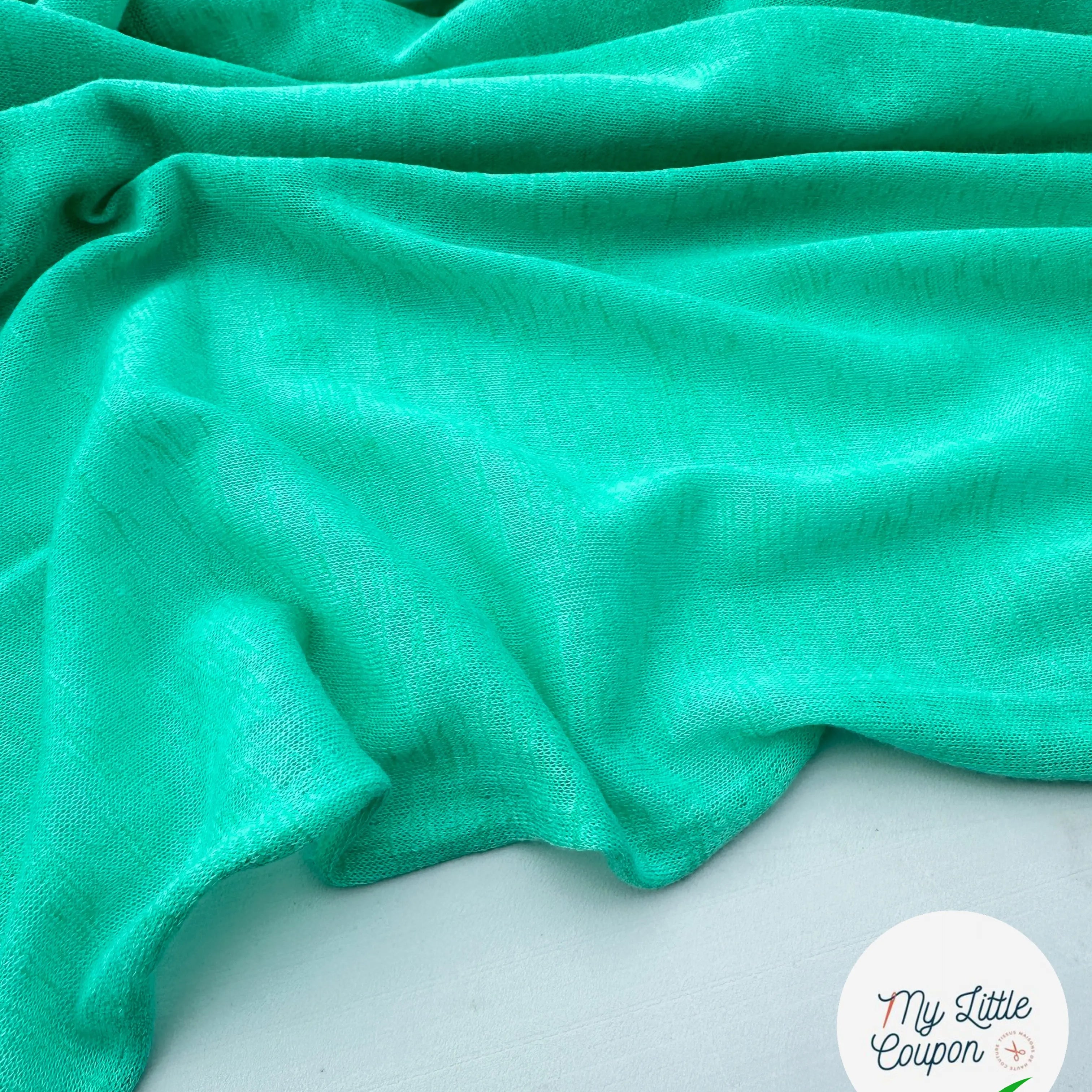 MAILLE EFFET LIN AQUA SKY MLC INTERN