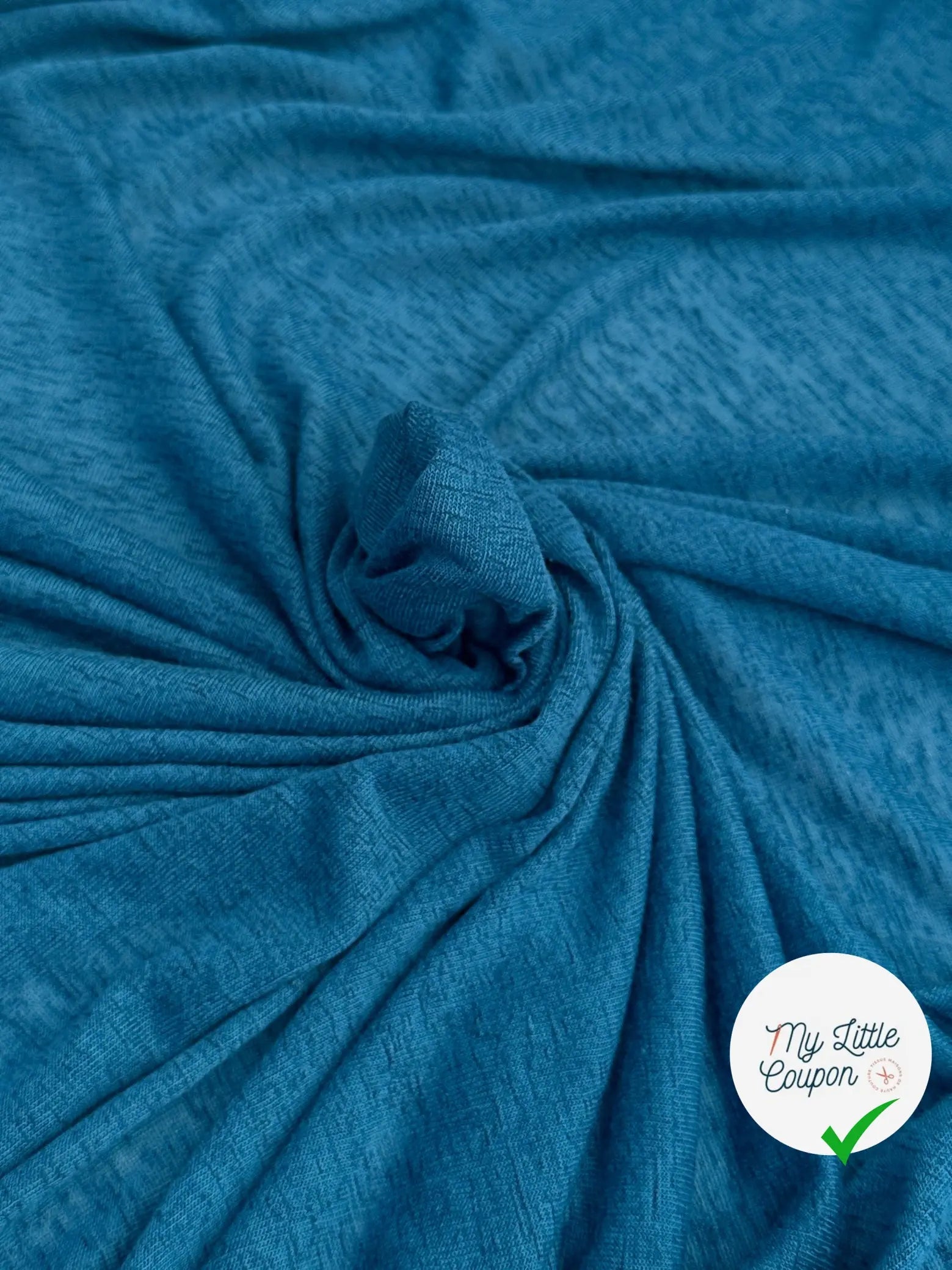 MAILLE EFFET LIN CHIC BLEU - My Little Coupon