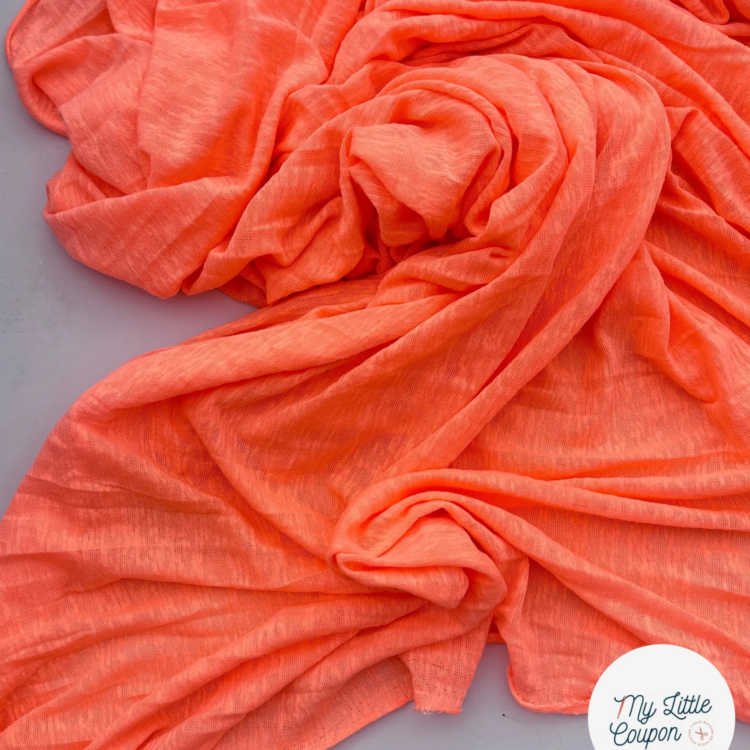 MAILLE EFFET LIN CHIC ORANGE FLASHY MLC INTERN