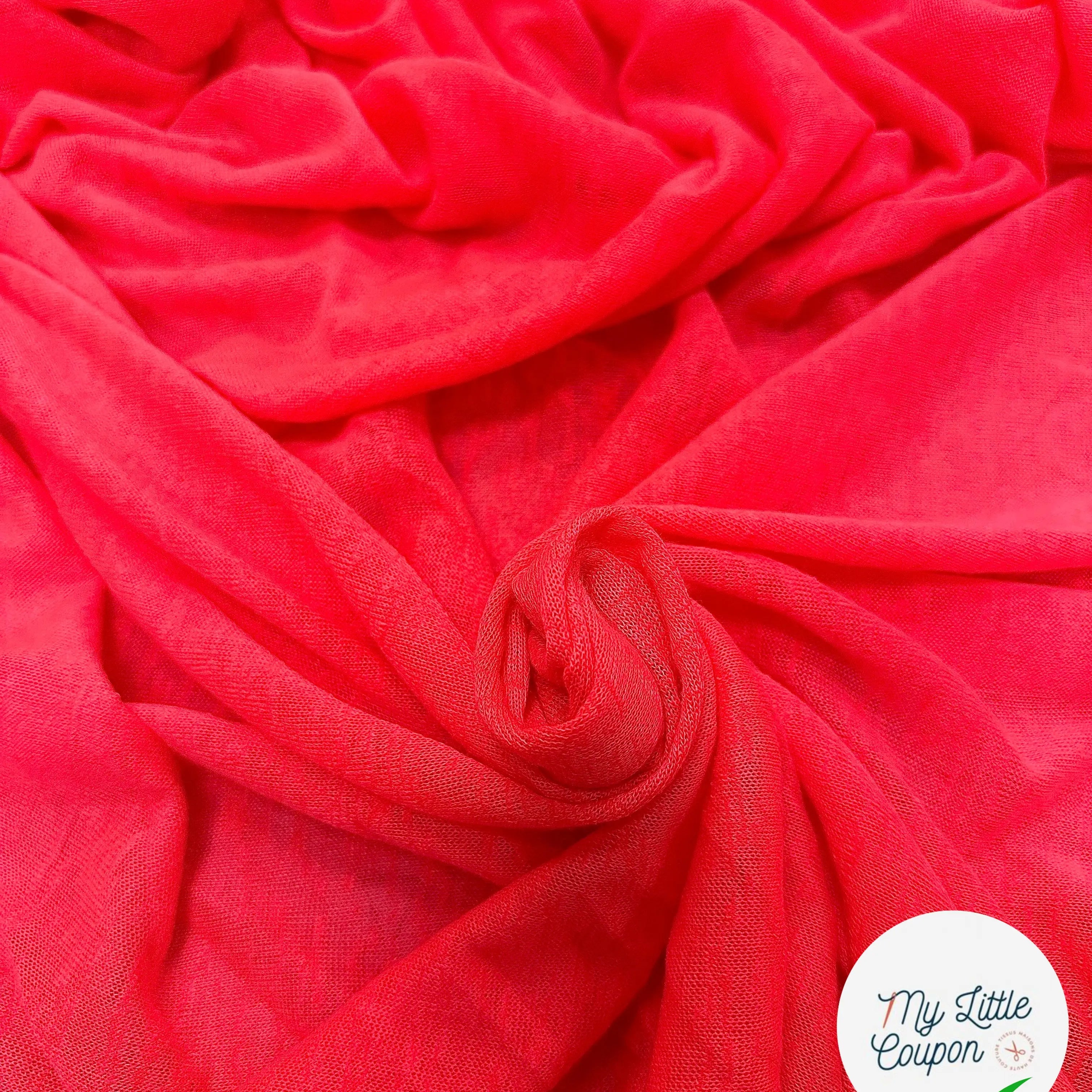 MAILLE EFFET LIN CHIC ROSE PAMPLEMOUSSE FLASHY MLC INTERN