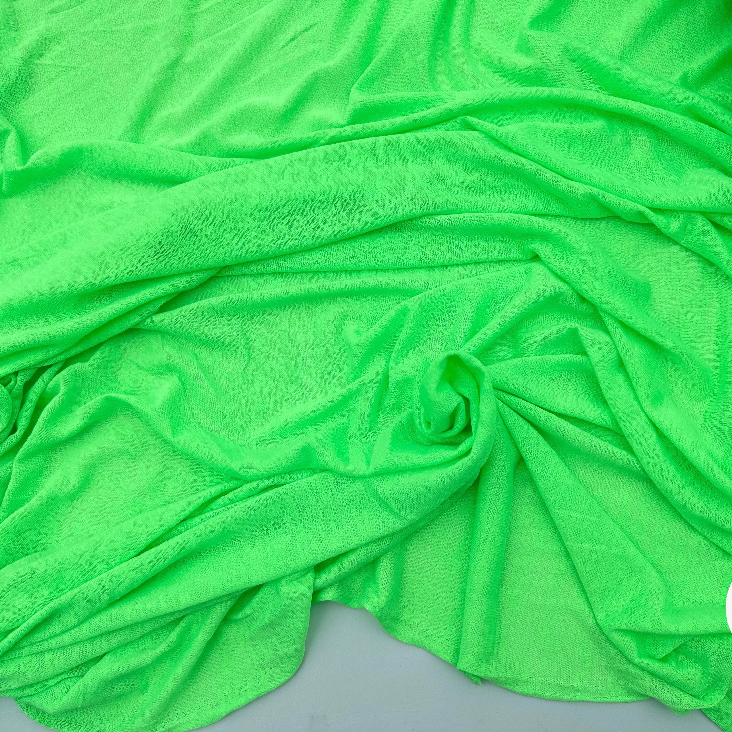 MAILLE EFFET LIN CHIC VERT POMME FLASHY - My Little Coupon