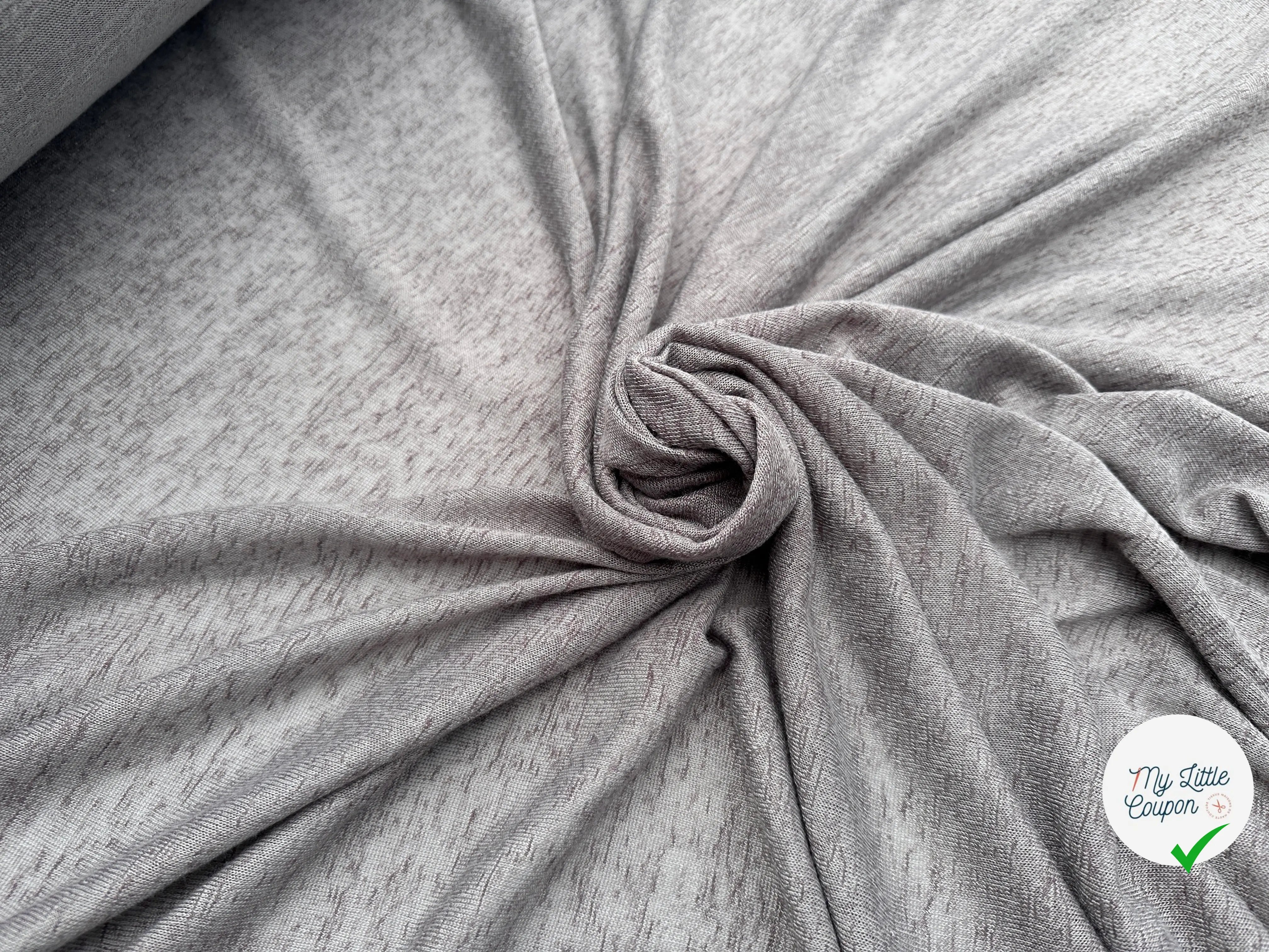 MAILLE EFFET LIN GRIS MARBRÉ MLC INTERN
