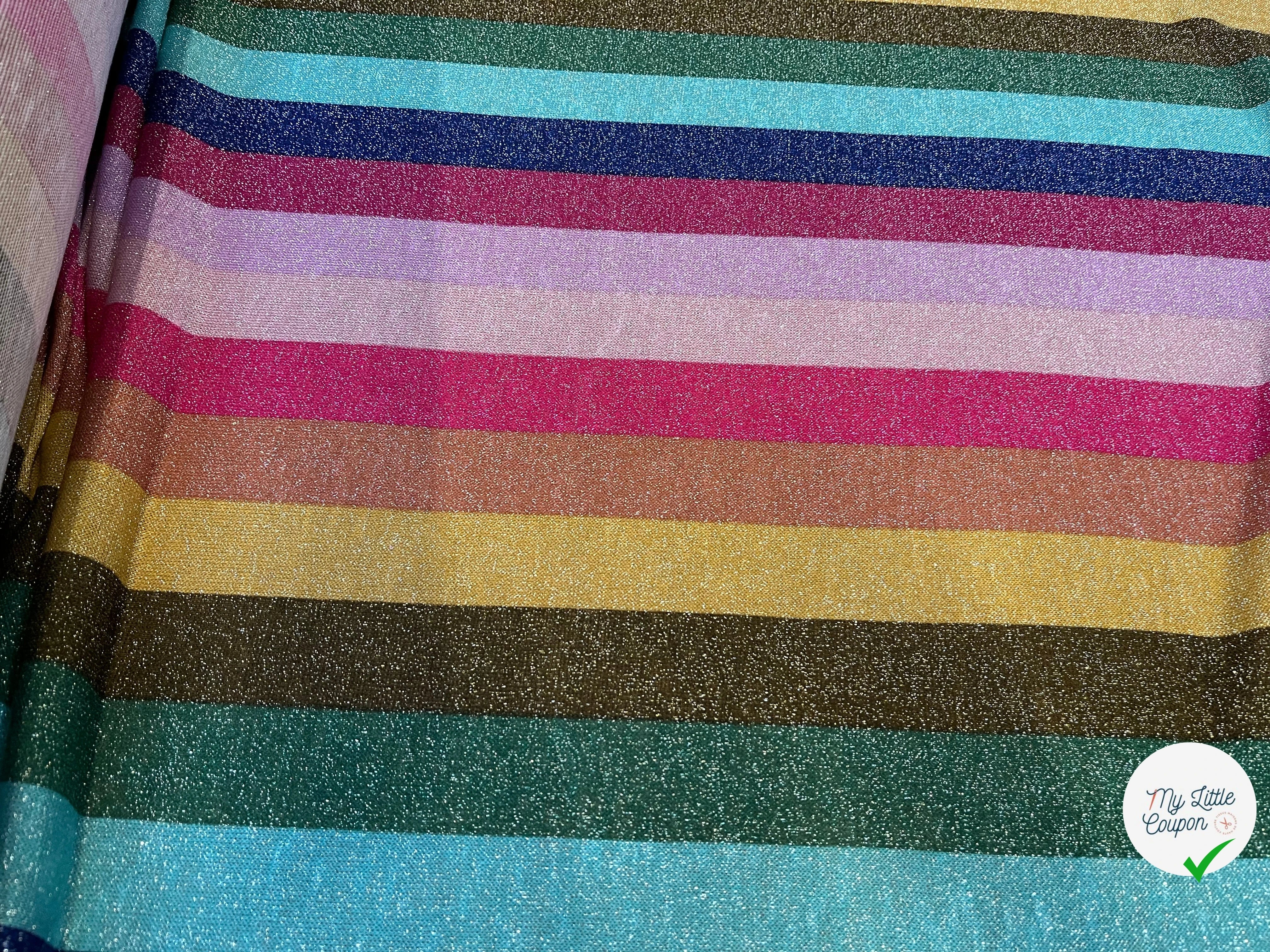 MAILLE FESTIVE MULTICOLORES BRILLANTE - My Little Coupon