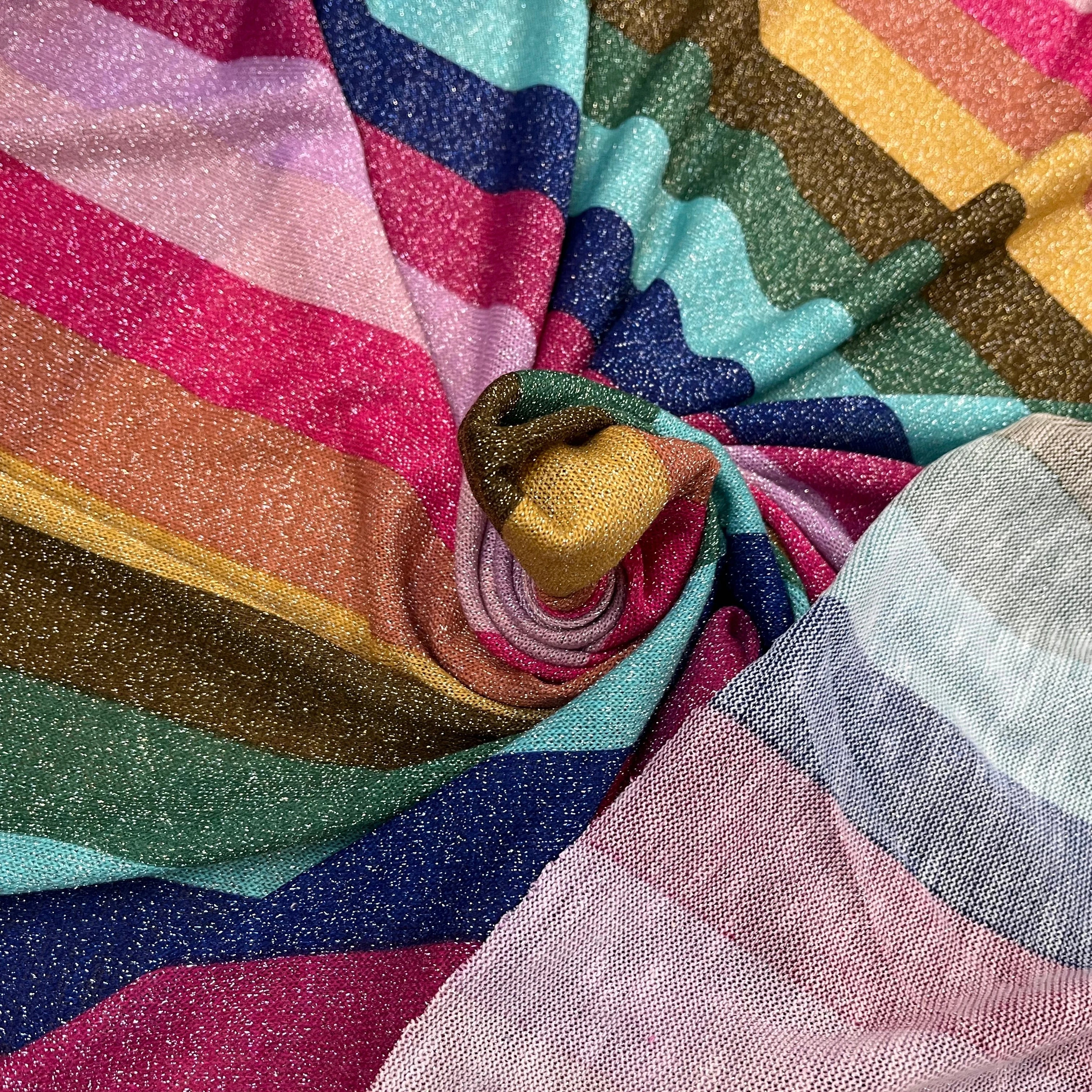 MAILLE FESTIVE MULTICOLORES BRILLANTE - My Little Coupon