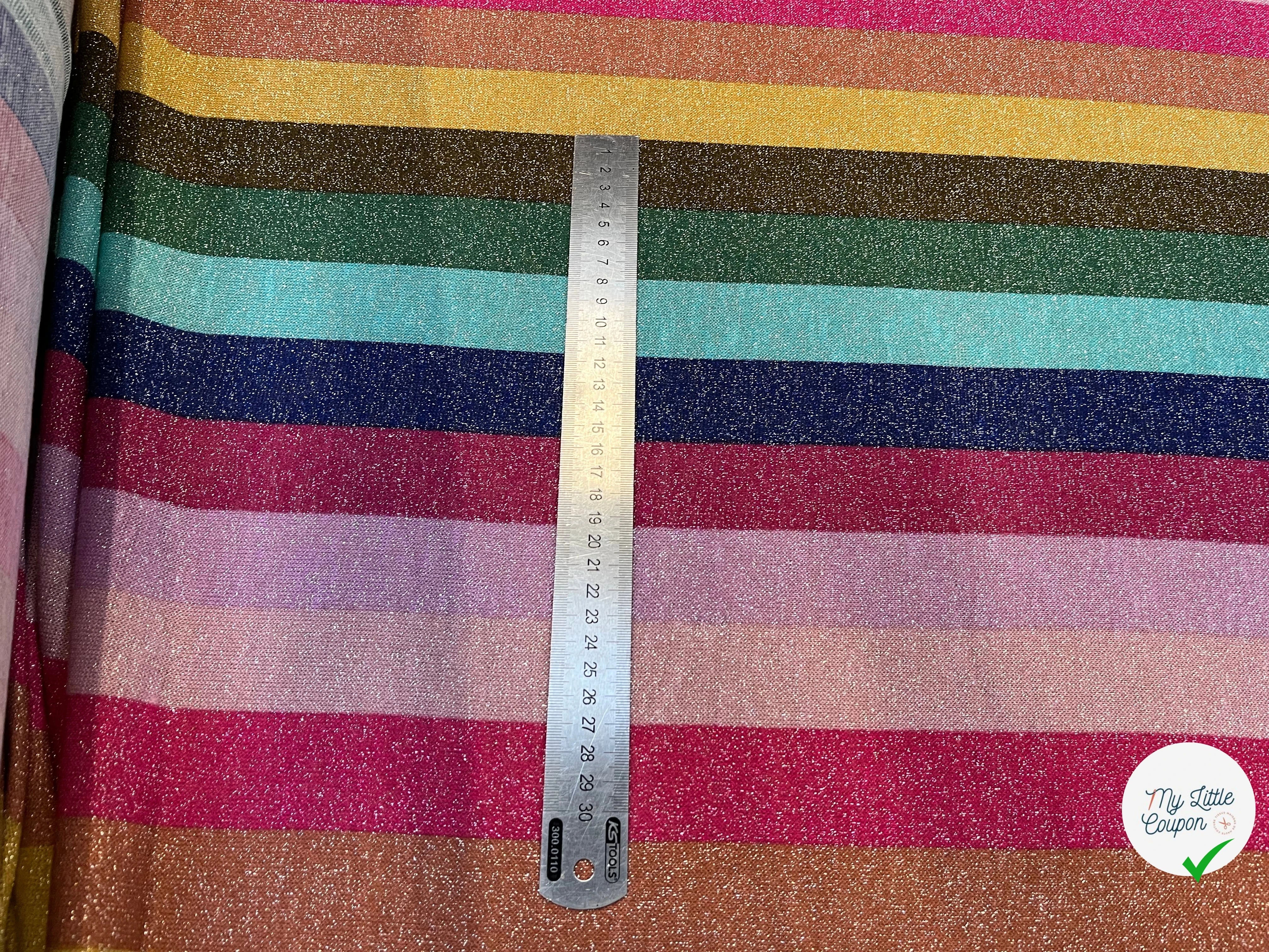 MAILLE FESTIVE MULTICOLORES BRILLANTE - My Little Coupon