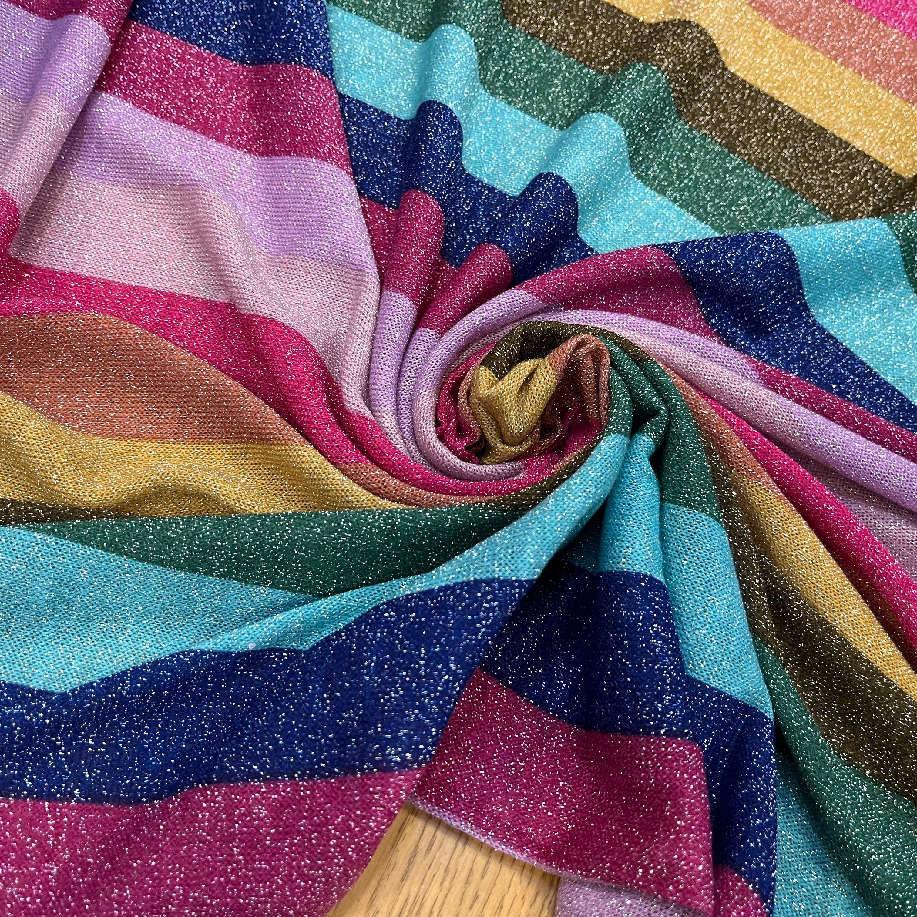 MAILLE FESTIVE MULTICOLORES BRILLANTE - My Little Coupon