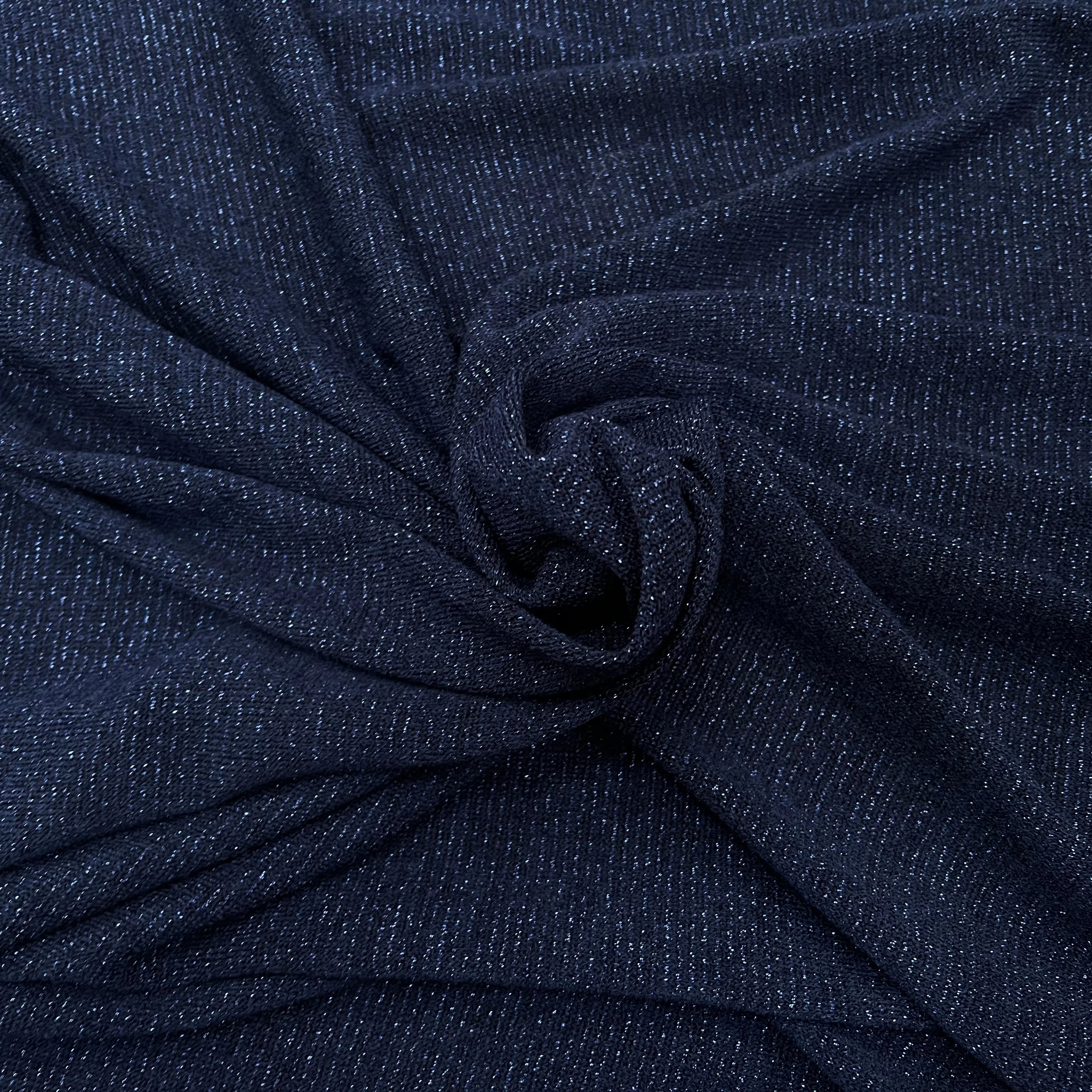 MAILLE FETE BLEU MARINE LÉGÈREMENT BRILLANTE - My Little Coupon