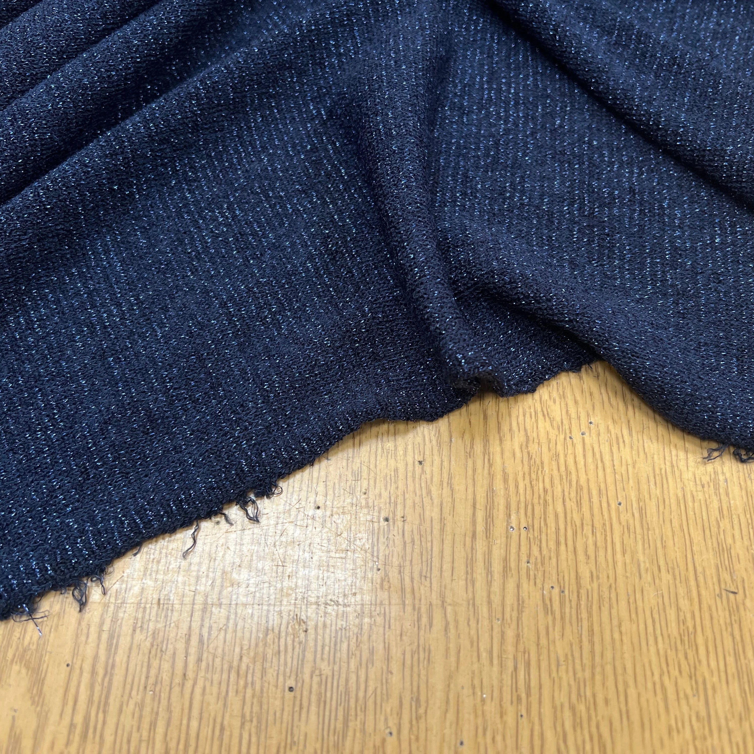 MAILLE FETE BLEU MARINE LÉGÈREMENT BRILLANTE - My Little Coupon