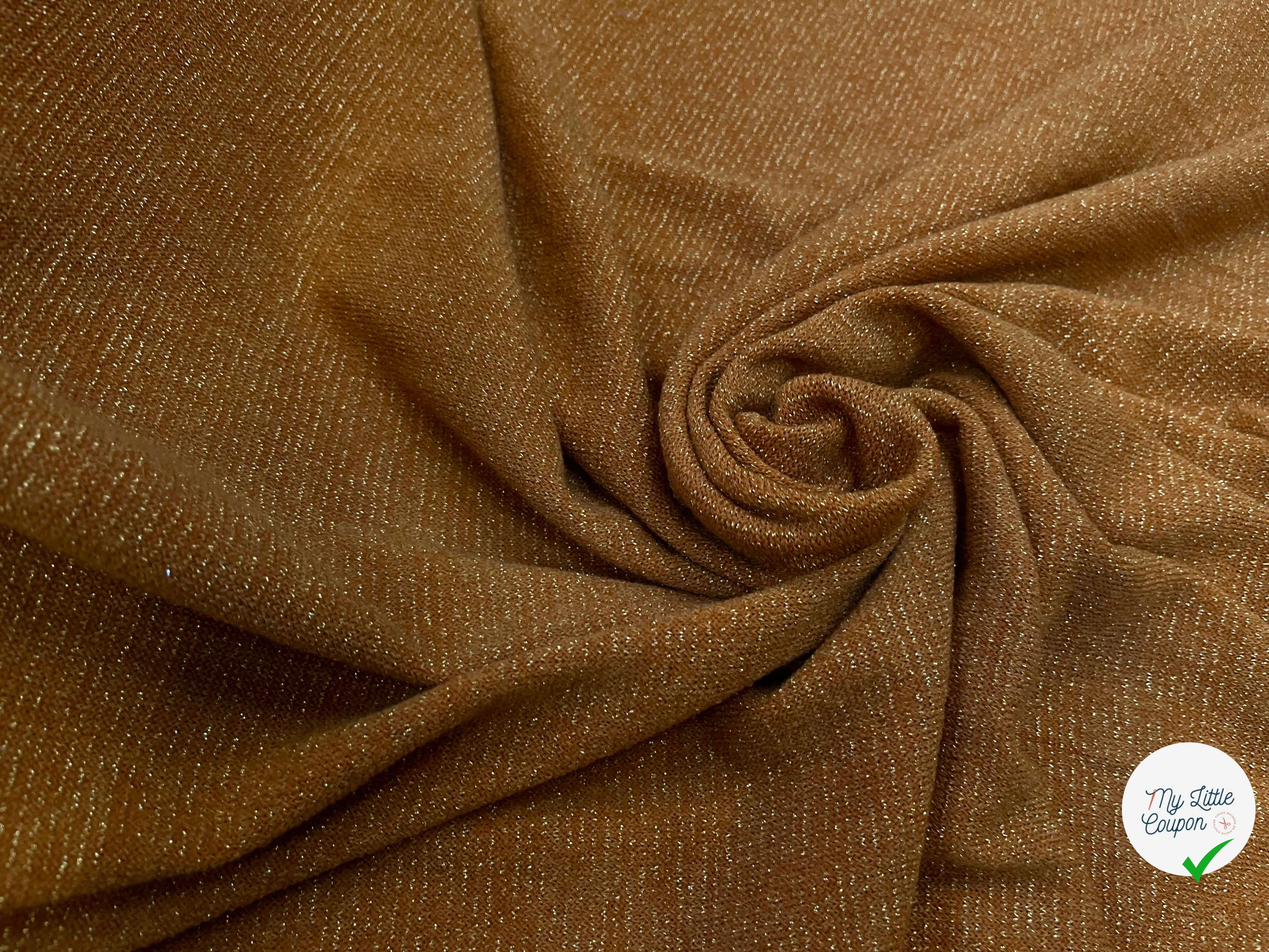 MAILLE FÊTE LÉGÈREMENT BRILLANTE MOUTARDE - My Little Coupon