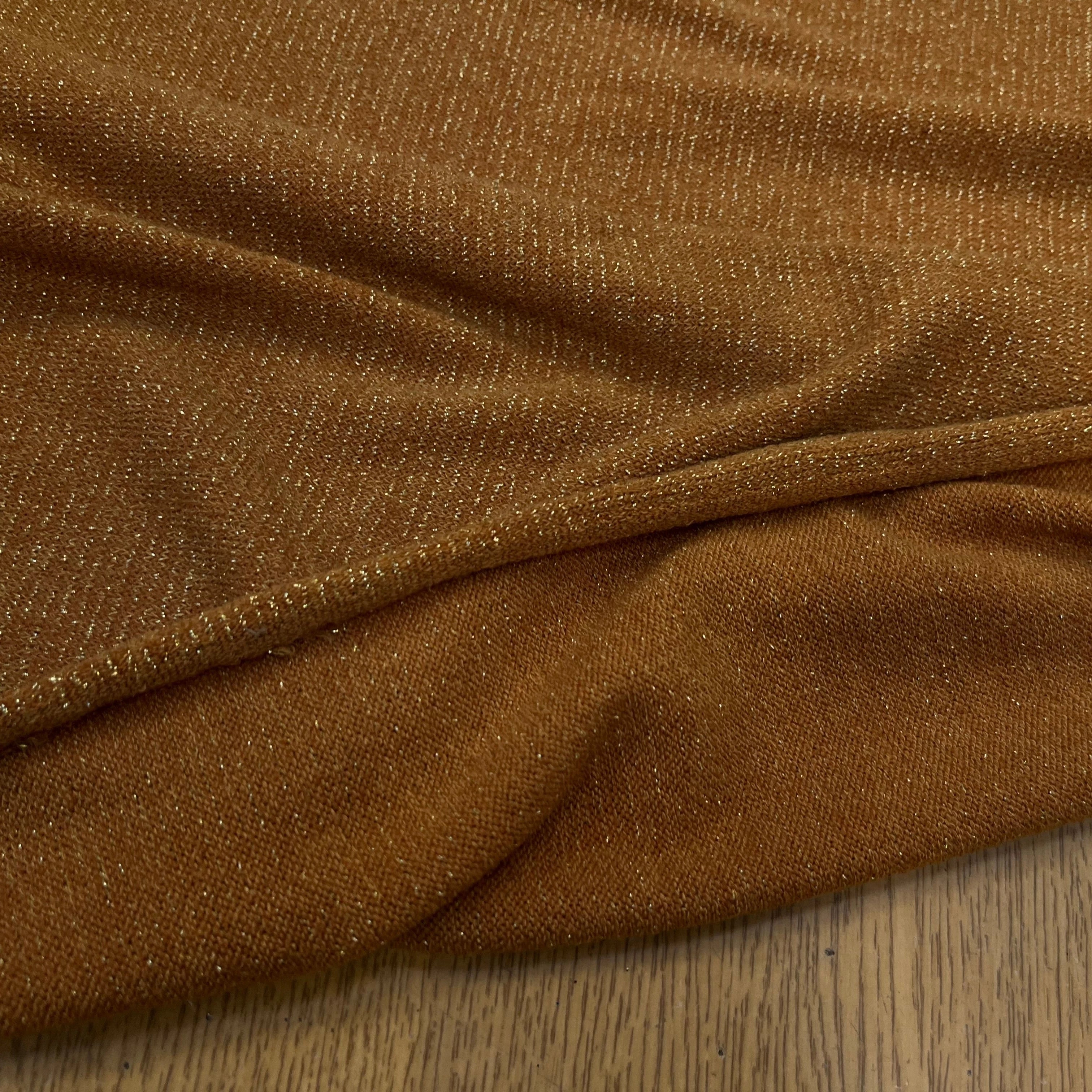 MAILLE FÊTE LÉGÈREMENT BRILLANTE MOUTARDE - My Little Coupon