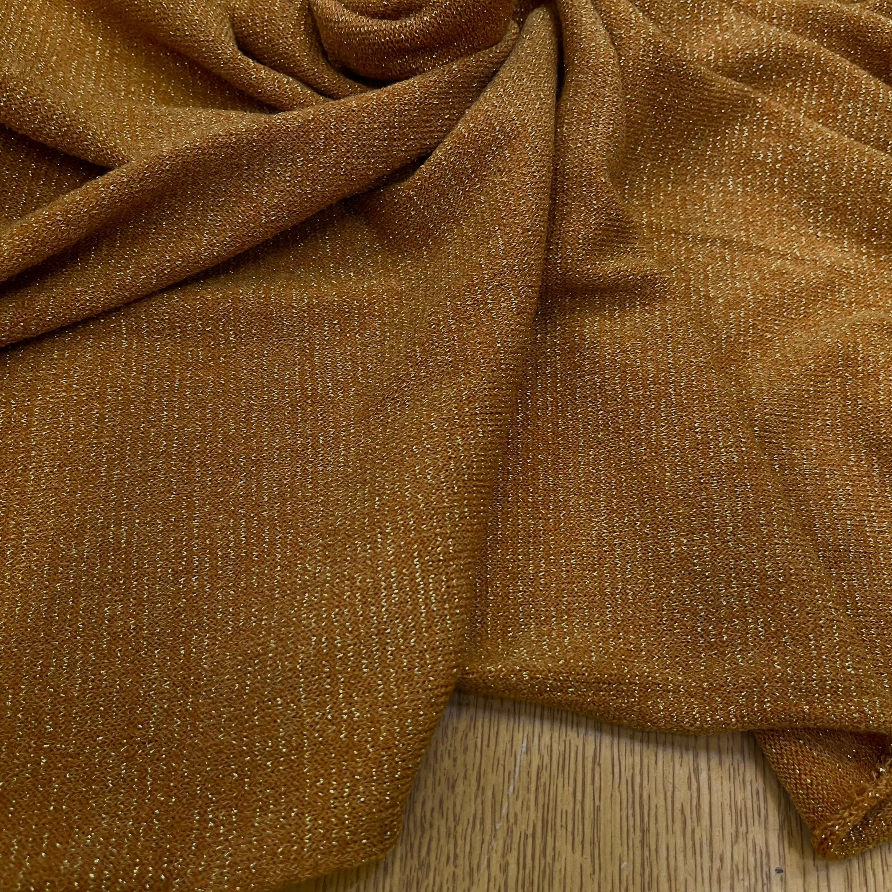 MAILLE FÊTE LÉGÈREMENT BRILLANTE MOUTARDE - My Little Coupon