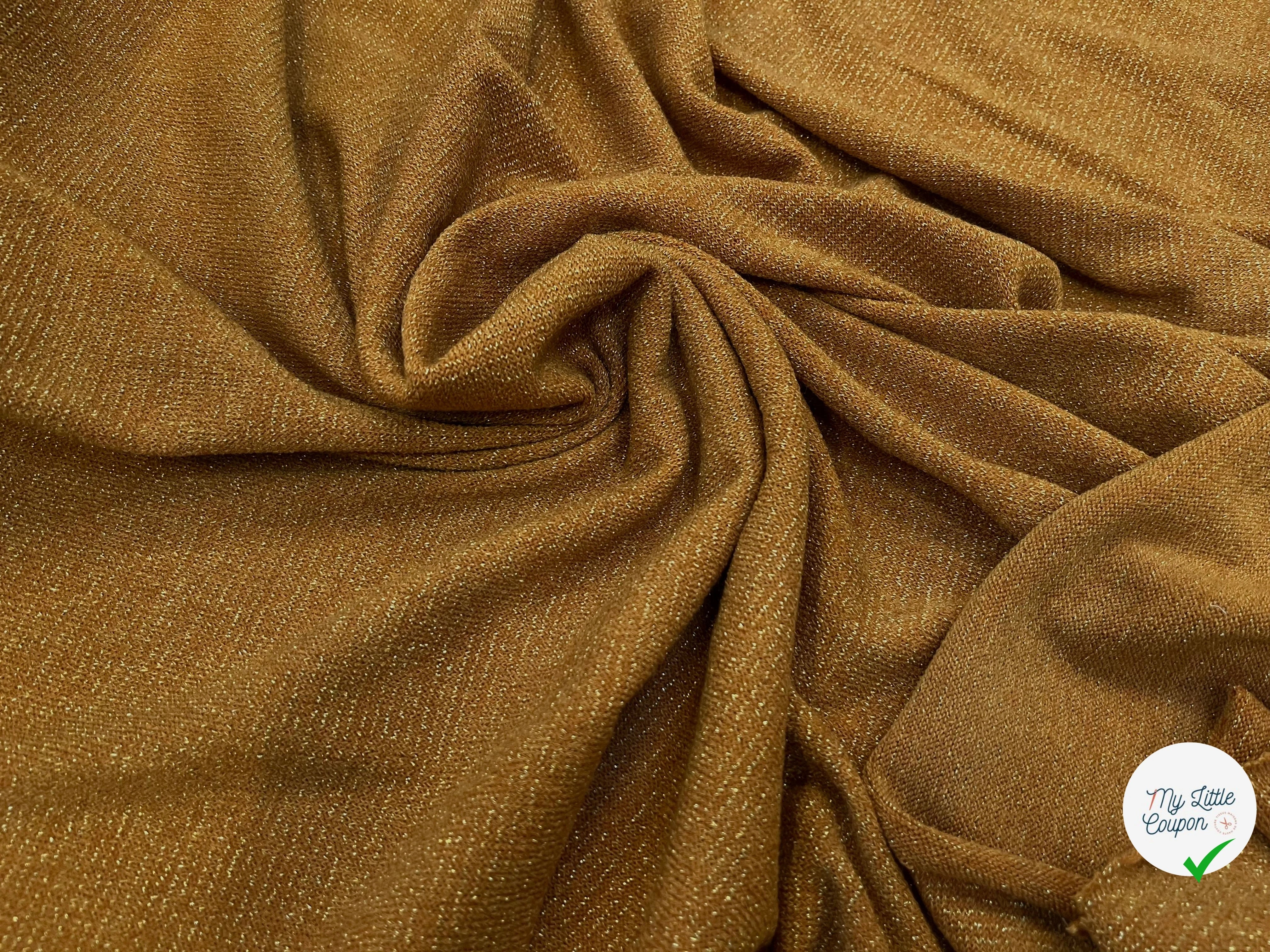 MAILLE FÊTE LÉGÈREMENT BRILLANTE MOUTARDE - My Little Coupon