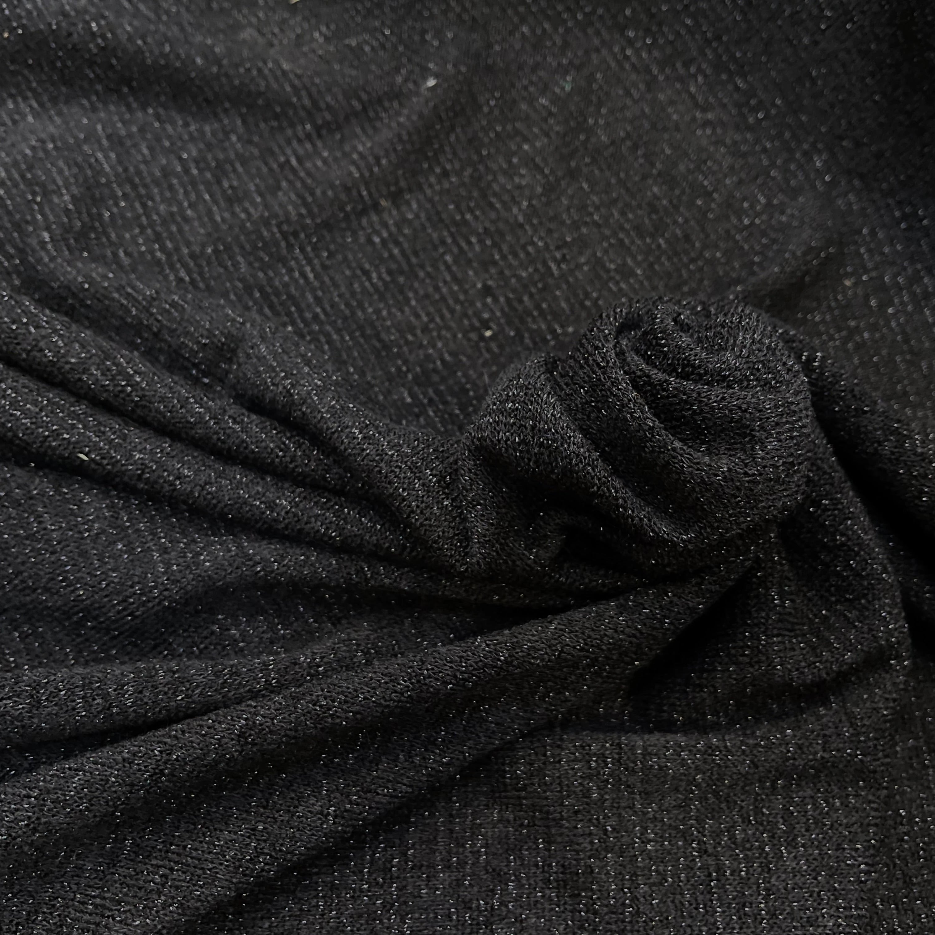 MAILLE FÊTE NOIR LÉGÈREMENT BRILLANTE - My Little Coupon