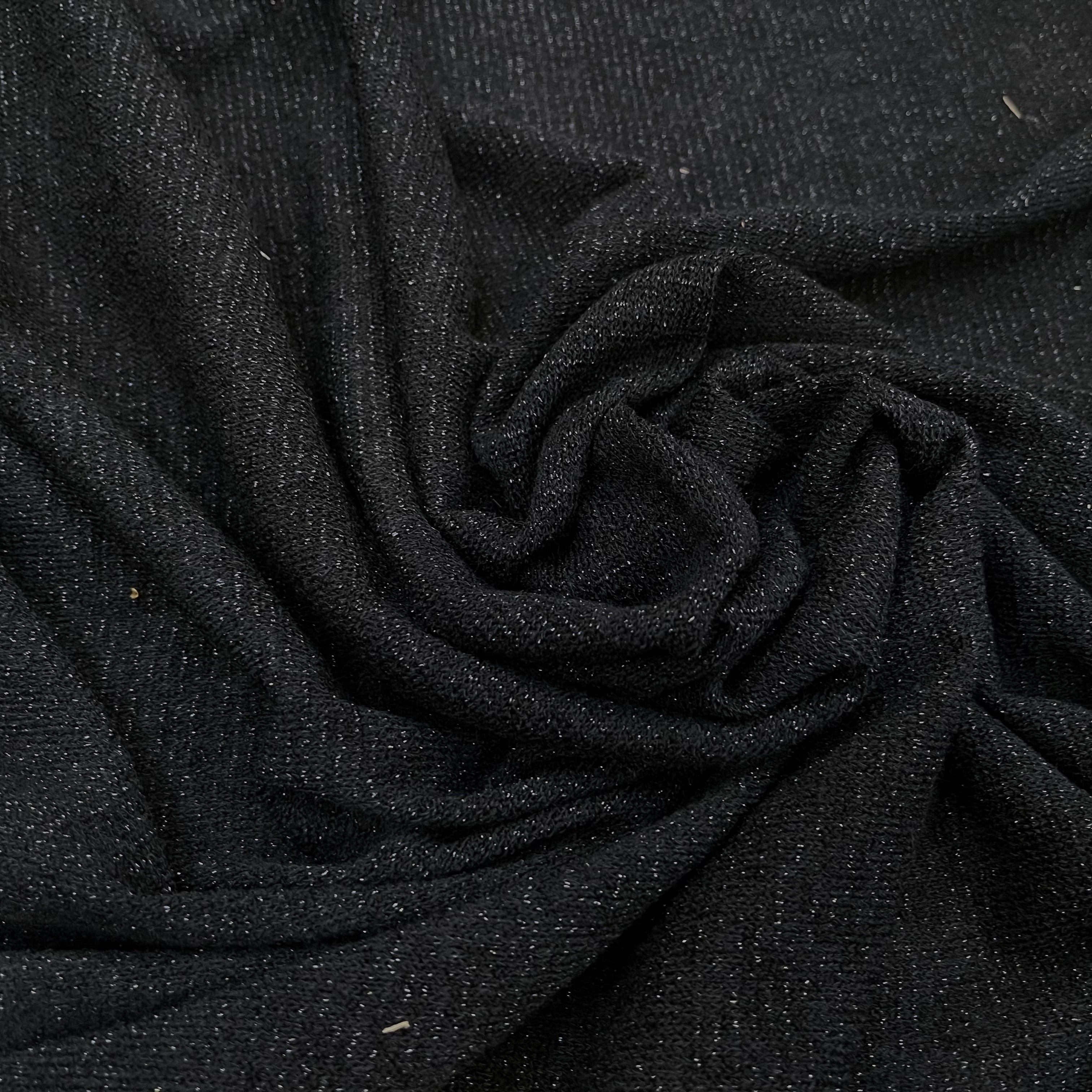 MAILLE FÊTE NOIR LÉGÈREMENT BRILLANTE - My Little Coupon