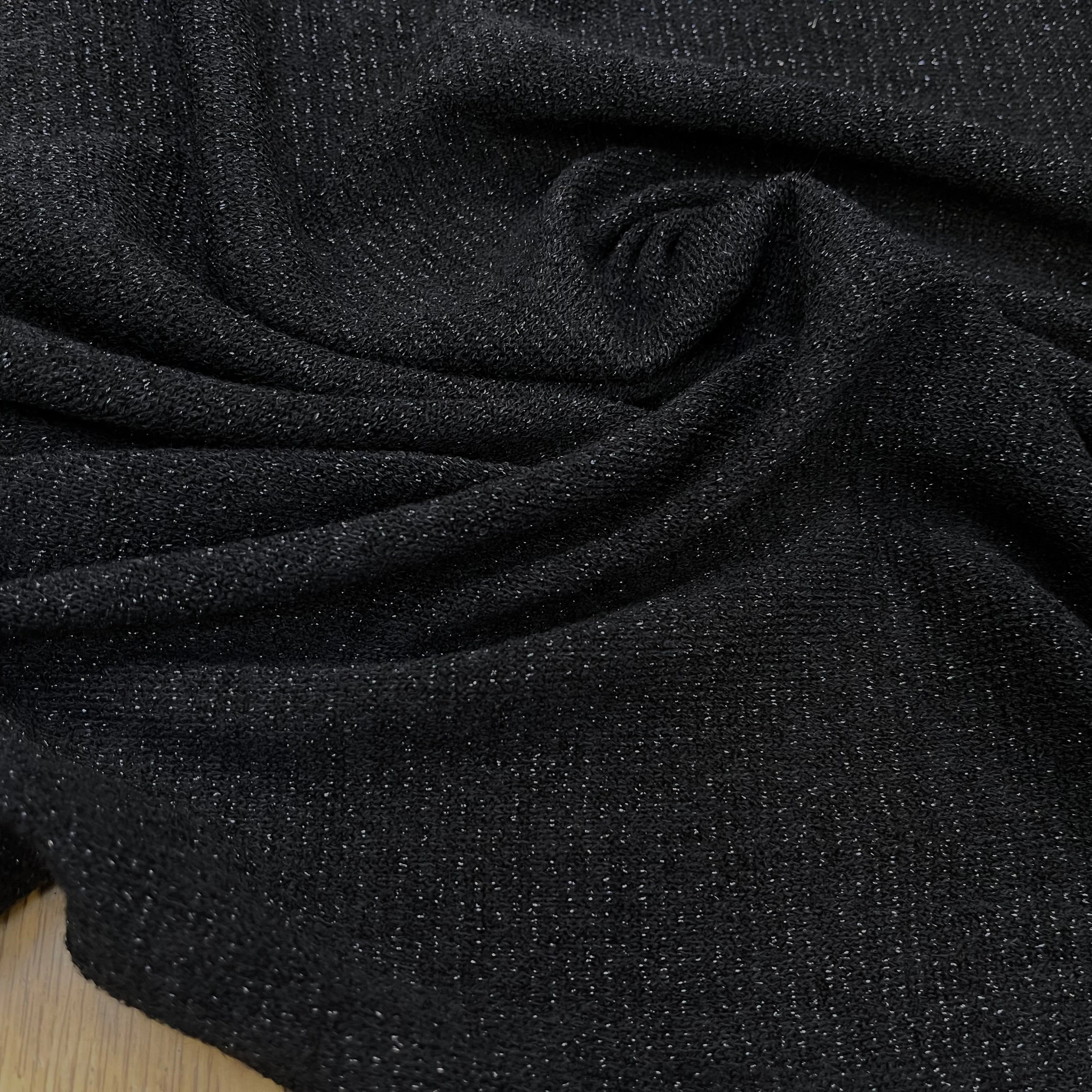 MAILLE FÊTE NOIR LÉGÈREMENT BRILLANTE - My Little Coupon