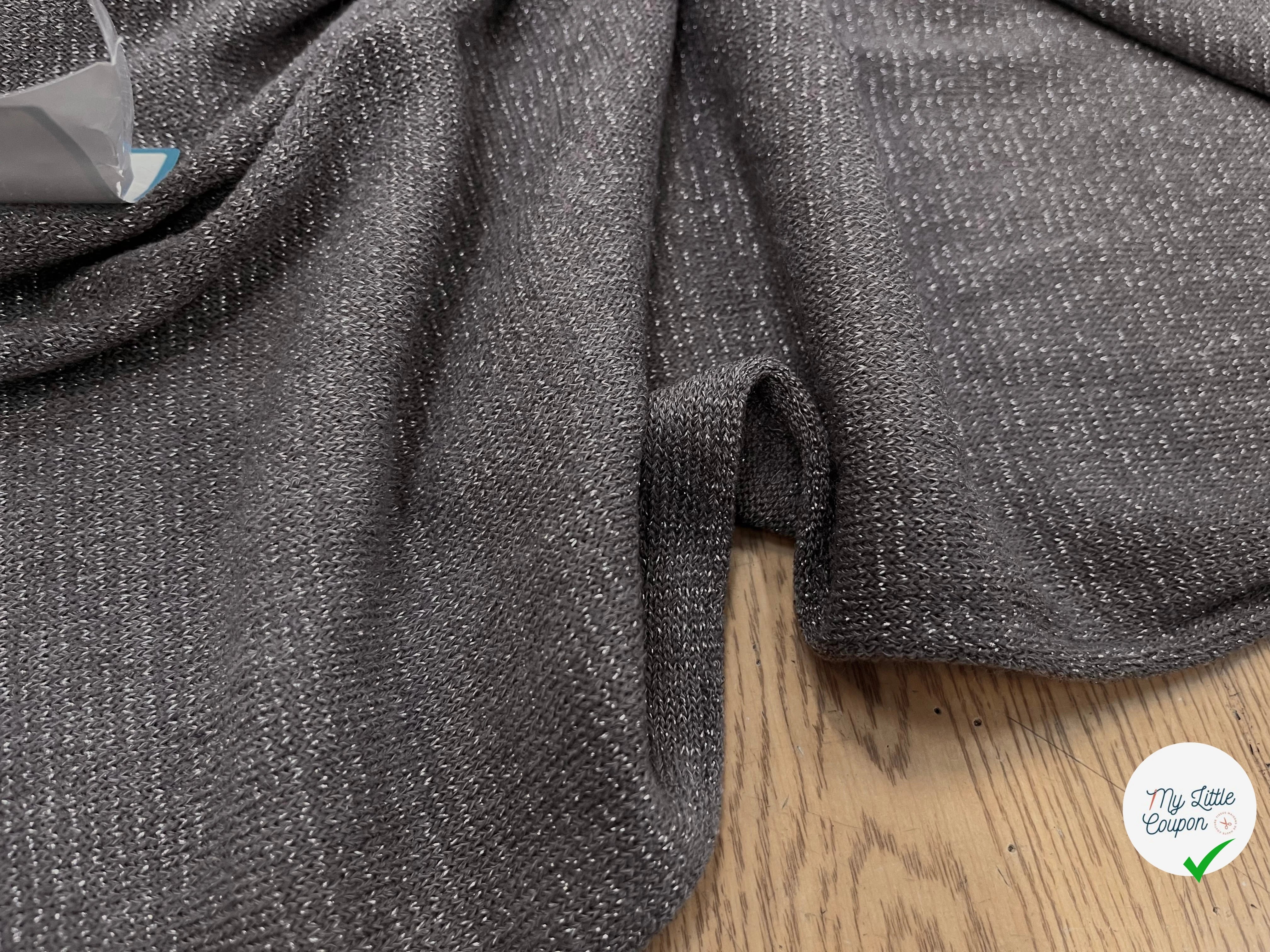 MAILLE FÊTE TAUPE LÉGÈREMENT BRILLANTE - My Little Coupon