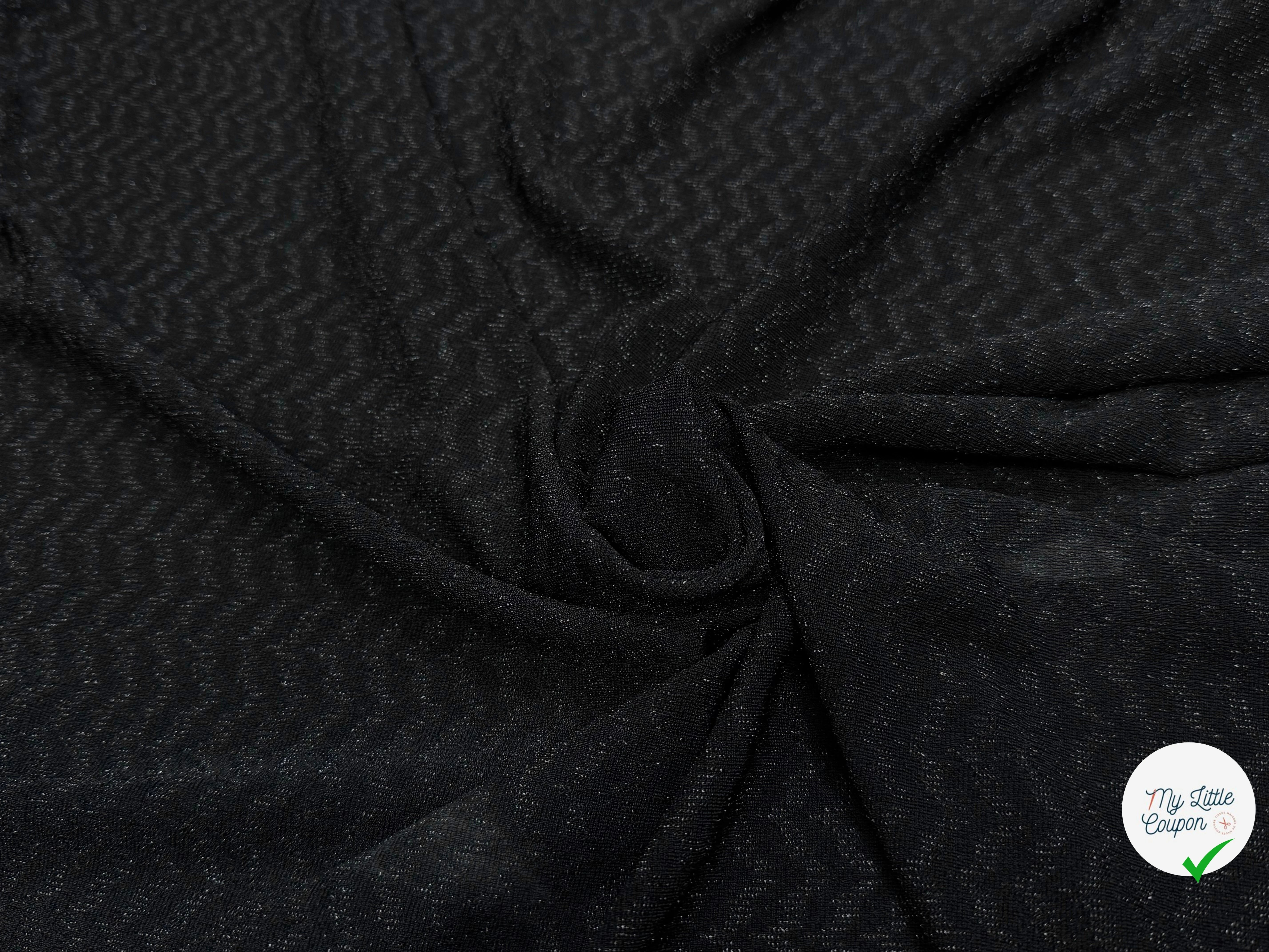MAILLE FÊTE ULTRA STRETCH BRILLANT BLACK - My Little Coupon
