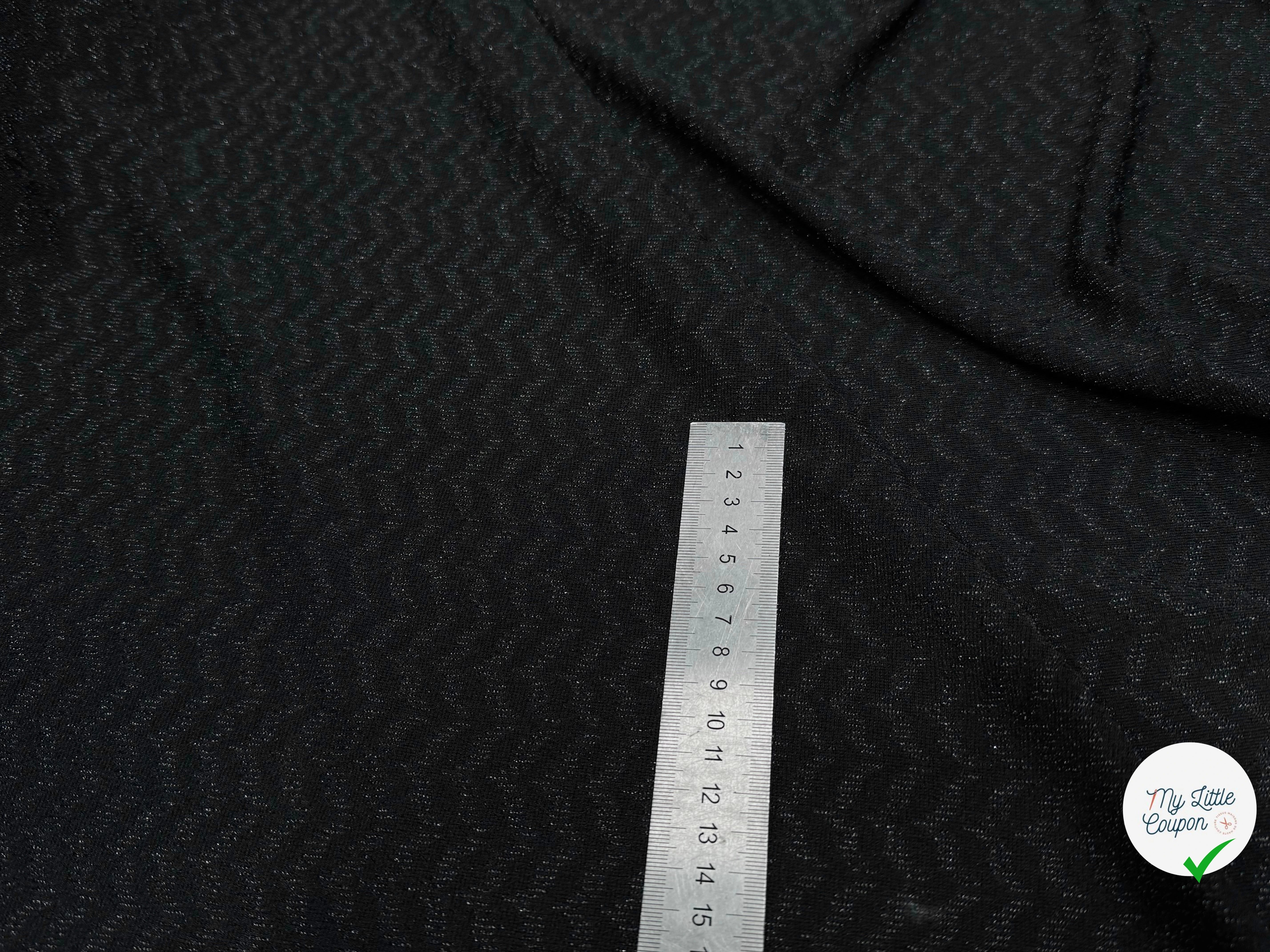 MAILLE FÊTE ULTRA STRETCH BRILLANT BLACK - My Little Coupon