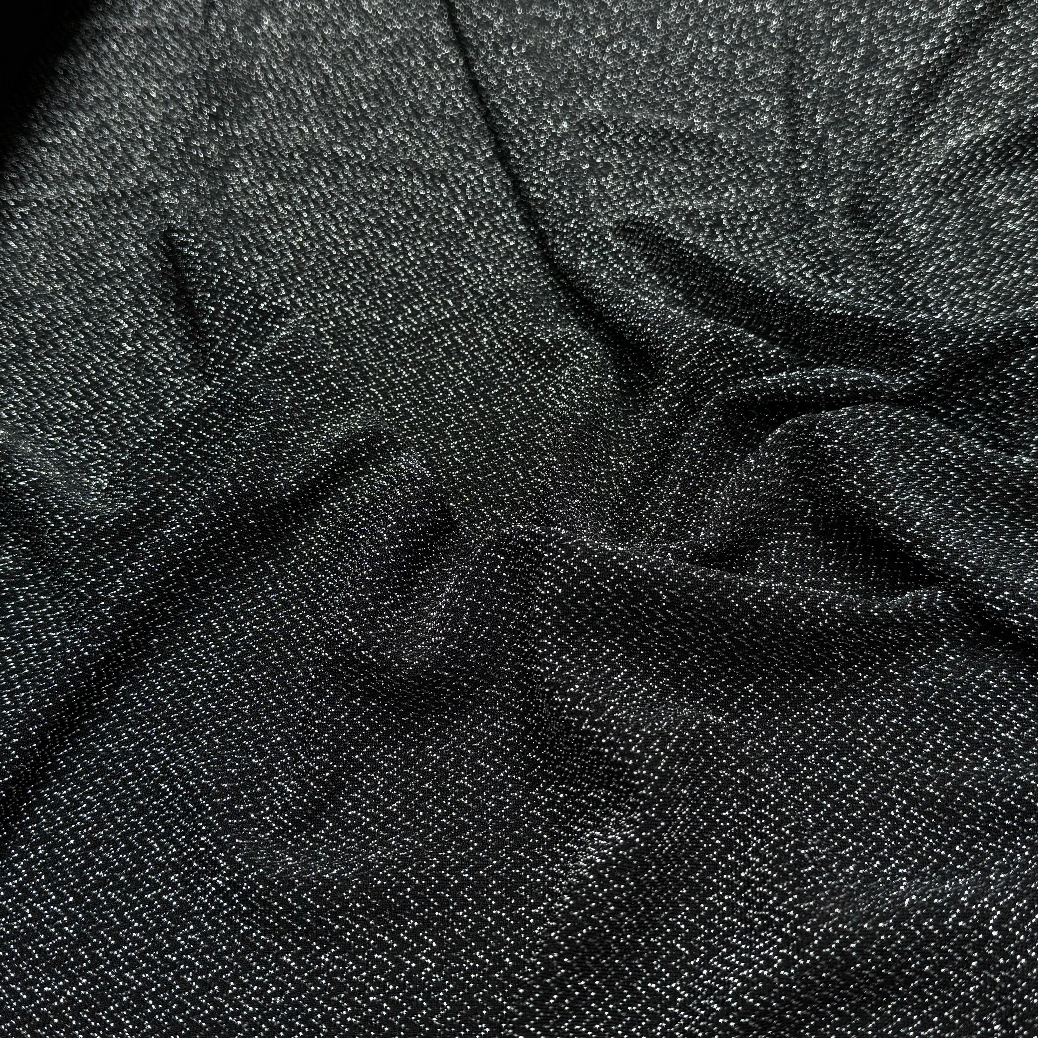 MAILLE FÊTE ULTRA STRETCH BRILLANT BLACK SILVER - My Little Coupon