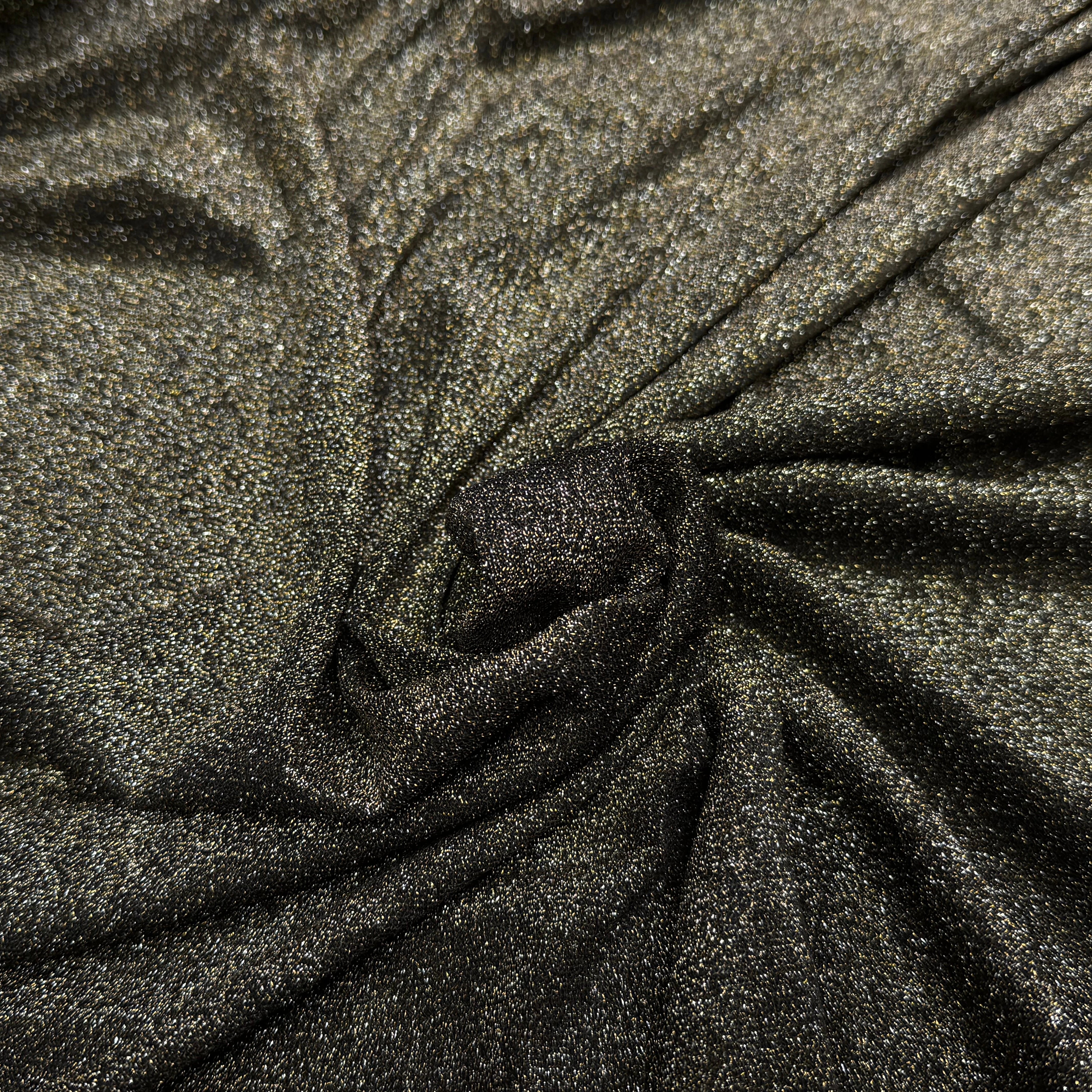 MAILLE FÊTE ULTRA STRETCH BRILLANT OR ARGENTÉ POLY FRENCH TERRY 2 TONE - My Little Coupon