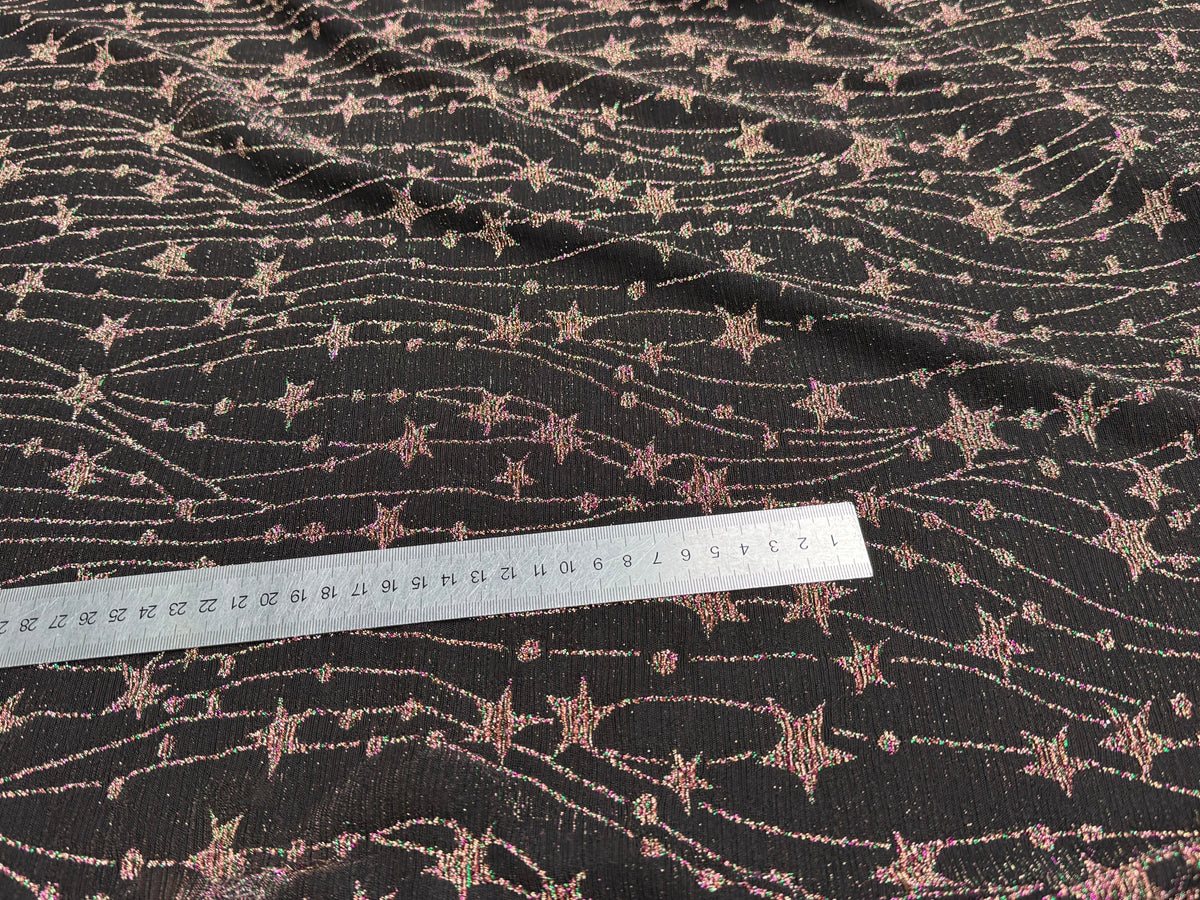 MAILLE FÊTE ULTRA STRETCH BRILLANT FEU D'ARTIFICE POLY MULTICOL VIOLET AS HANGER - My Little Coupon