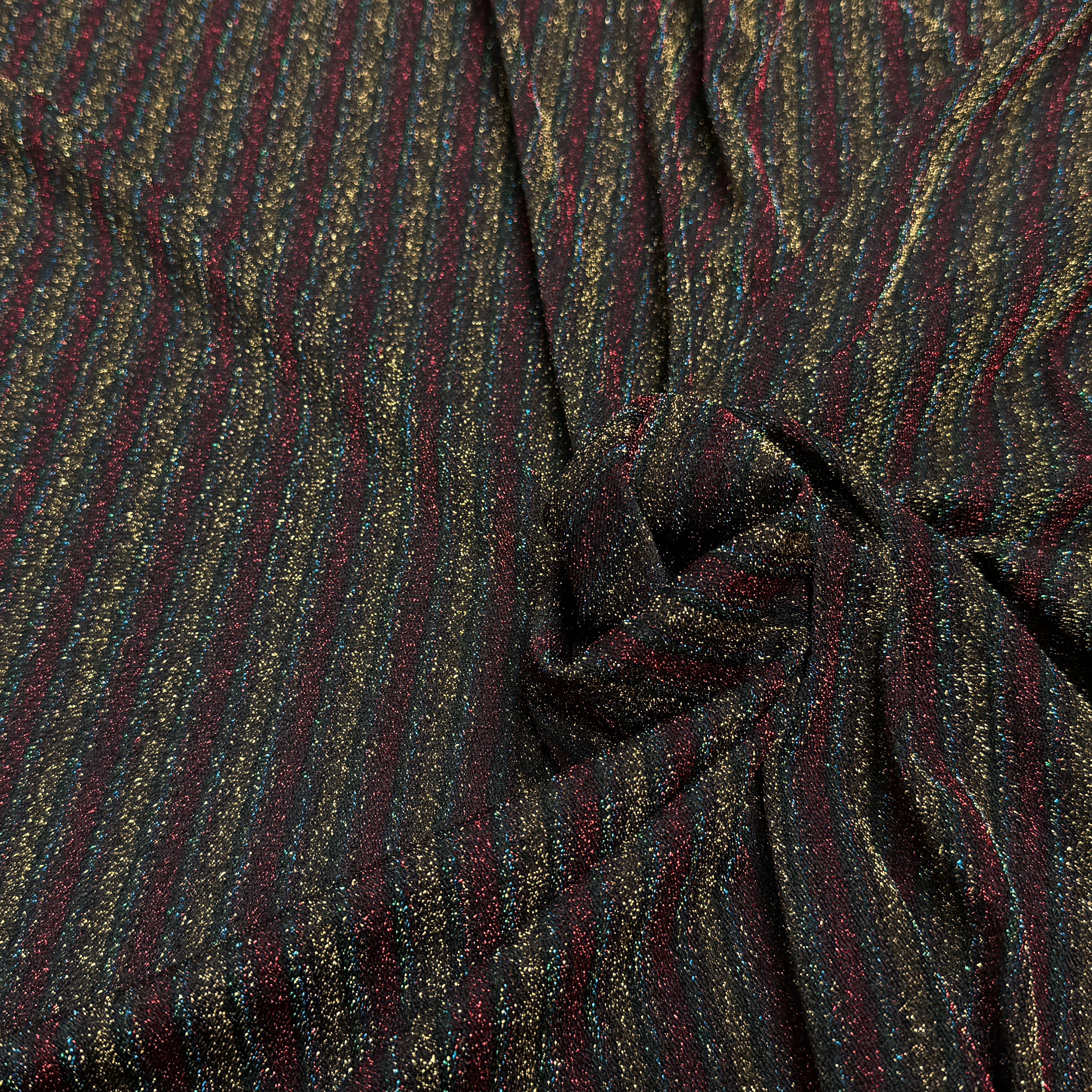 MAILLE FÊTE ULTRA STRETCH BRILLANT BLACK/RED - My Little Coupon