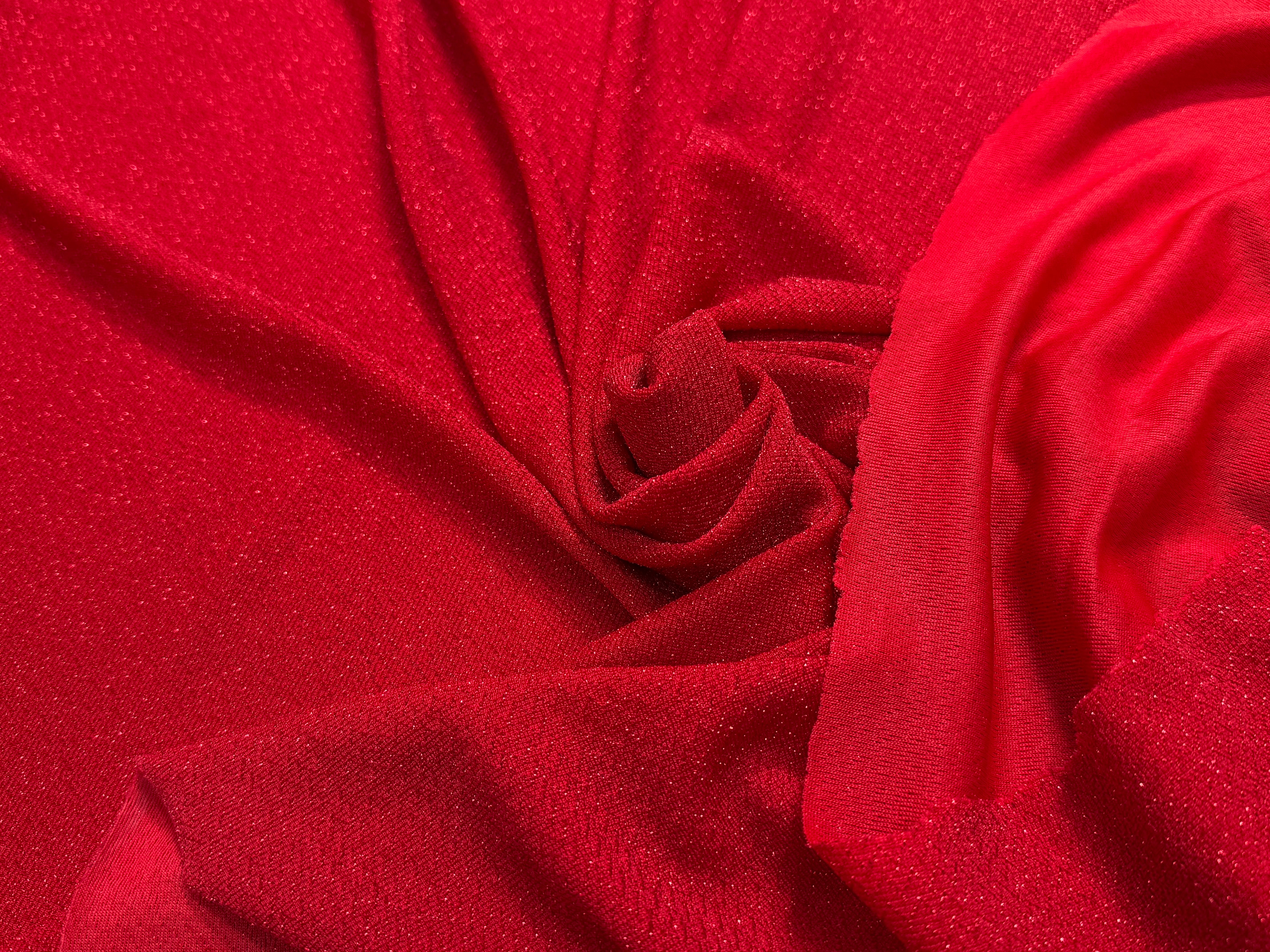 MAILLE FÊTE ULTRA STRETCH BRILLANT RED - My Little Coupon