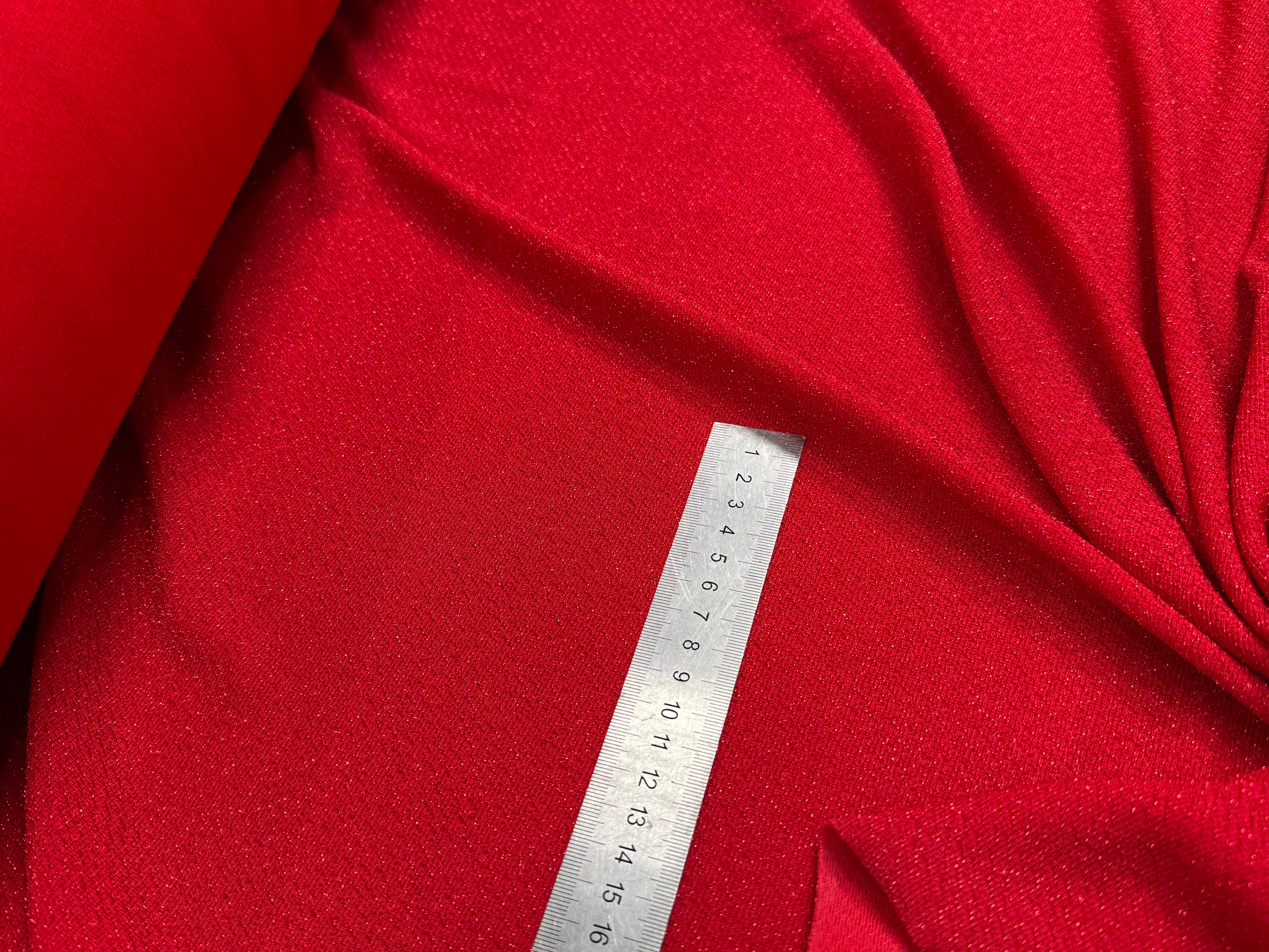 MAILLE FÊTE ULTRA STRETCH BRILLANT RED - My Little Coupon