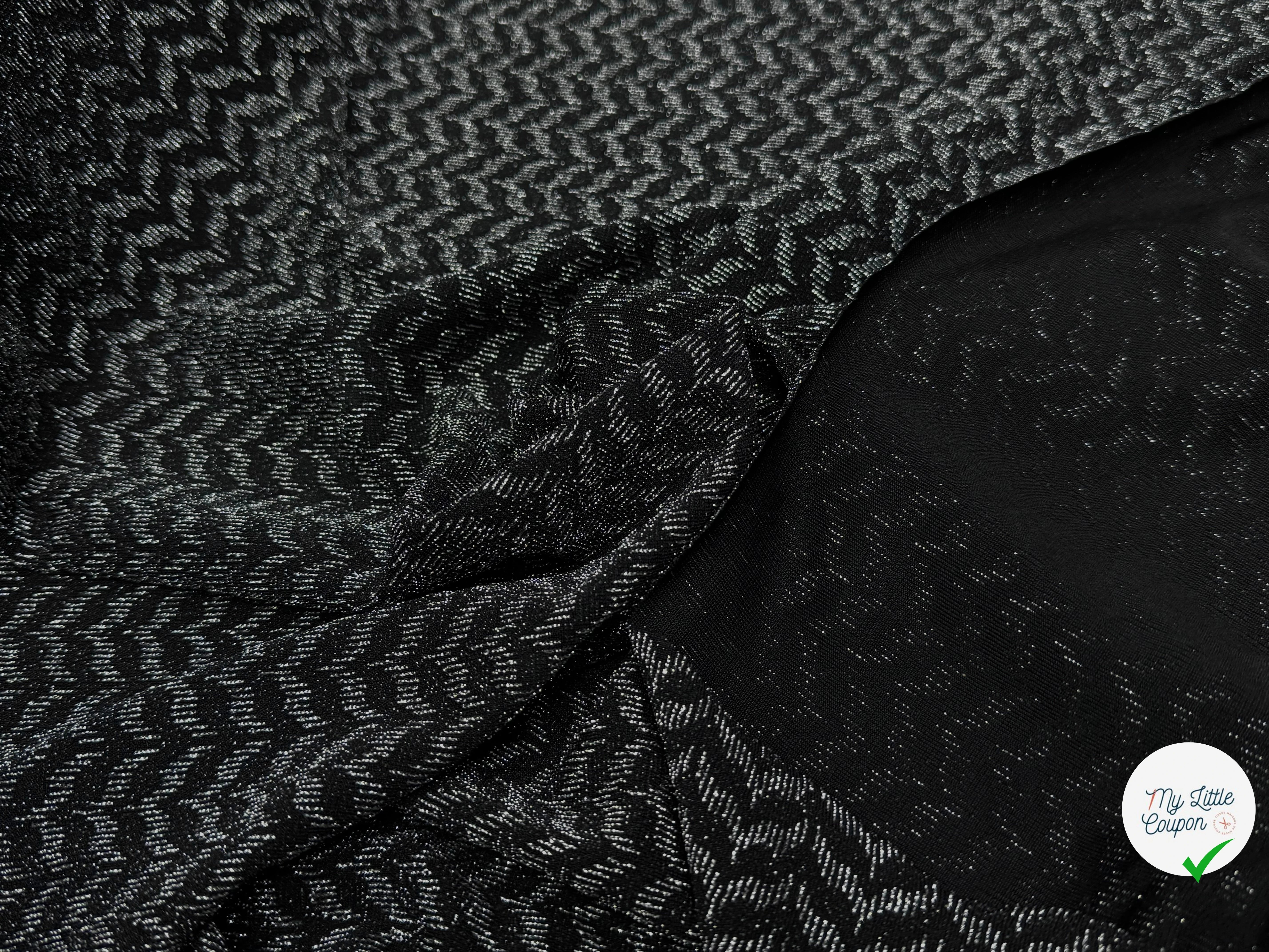 MAILLE FÊTE ULTRA STRETCH BRILLANT SILVER - My Little Coupon