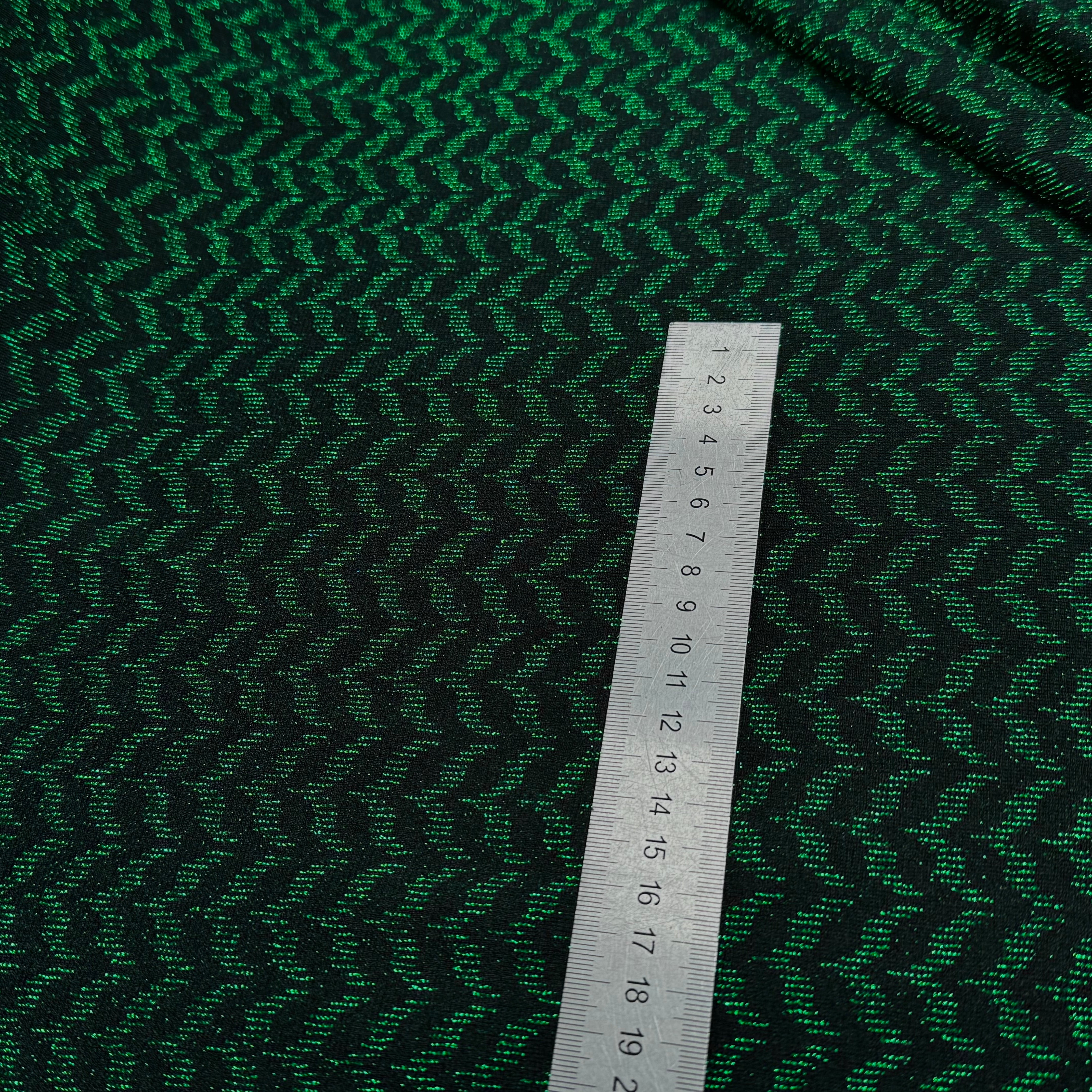 MAILLE FÊTE ULTRA STRETCH BRILLANT VERT - My Little Coupon