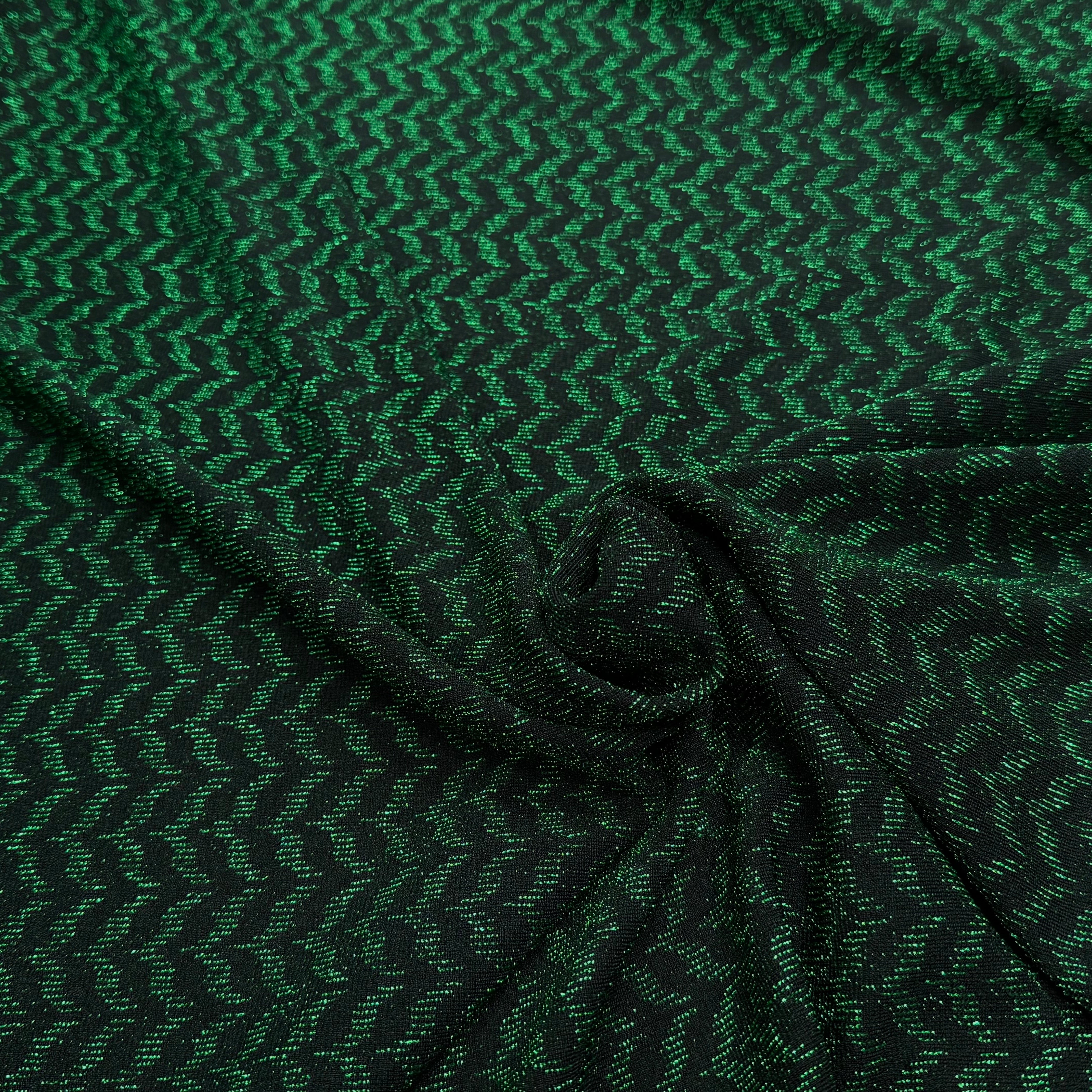 MAILLE FÊTE ULTRA STRETCH BRILLANT VERT - My Little Coupon