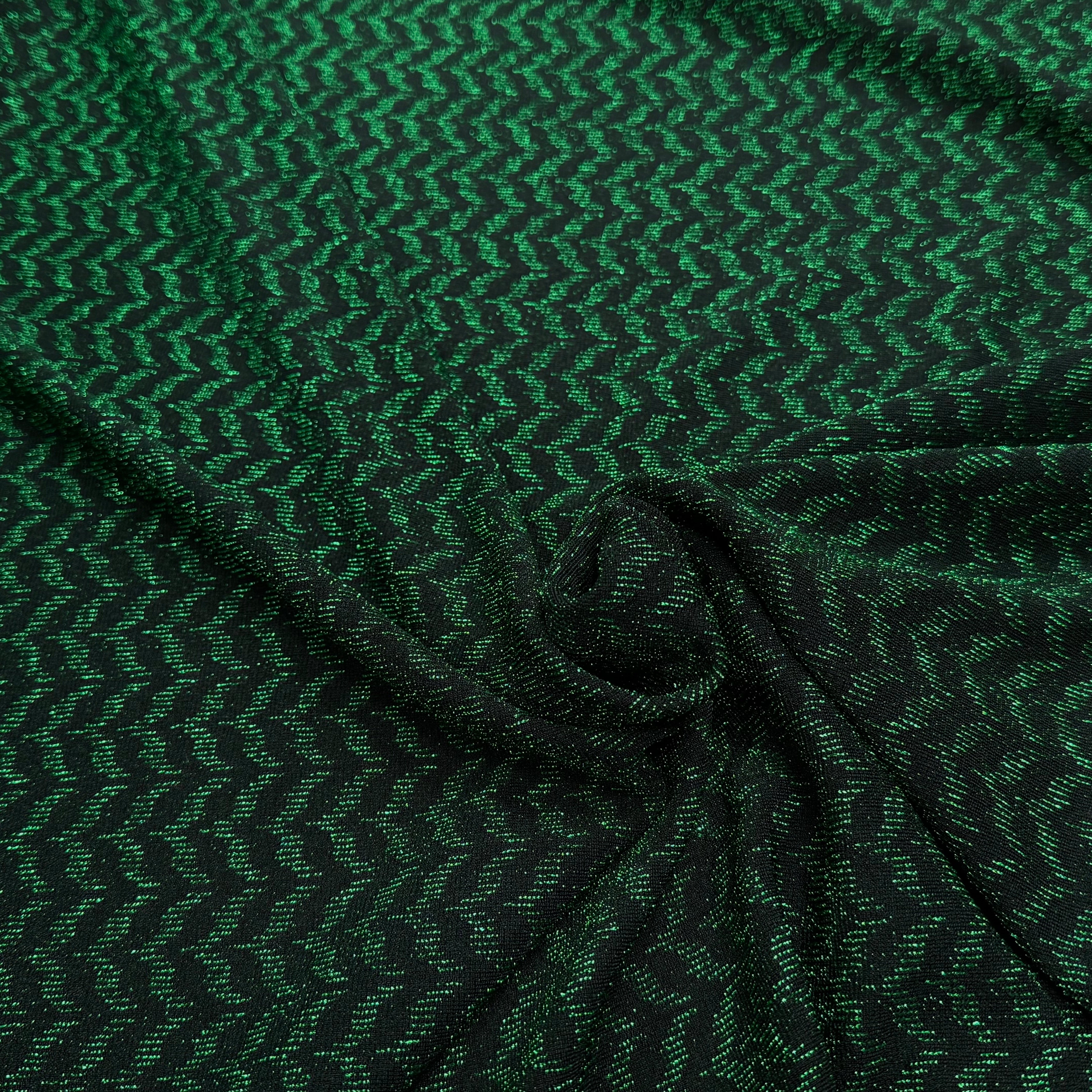 MAILLE FÊTE ULTRA STRETCH BRILLANT VERT - My Little Coupon