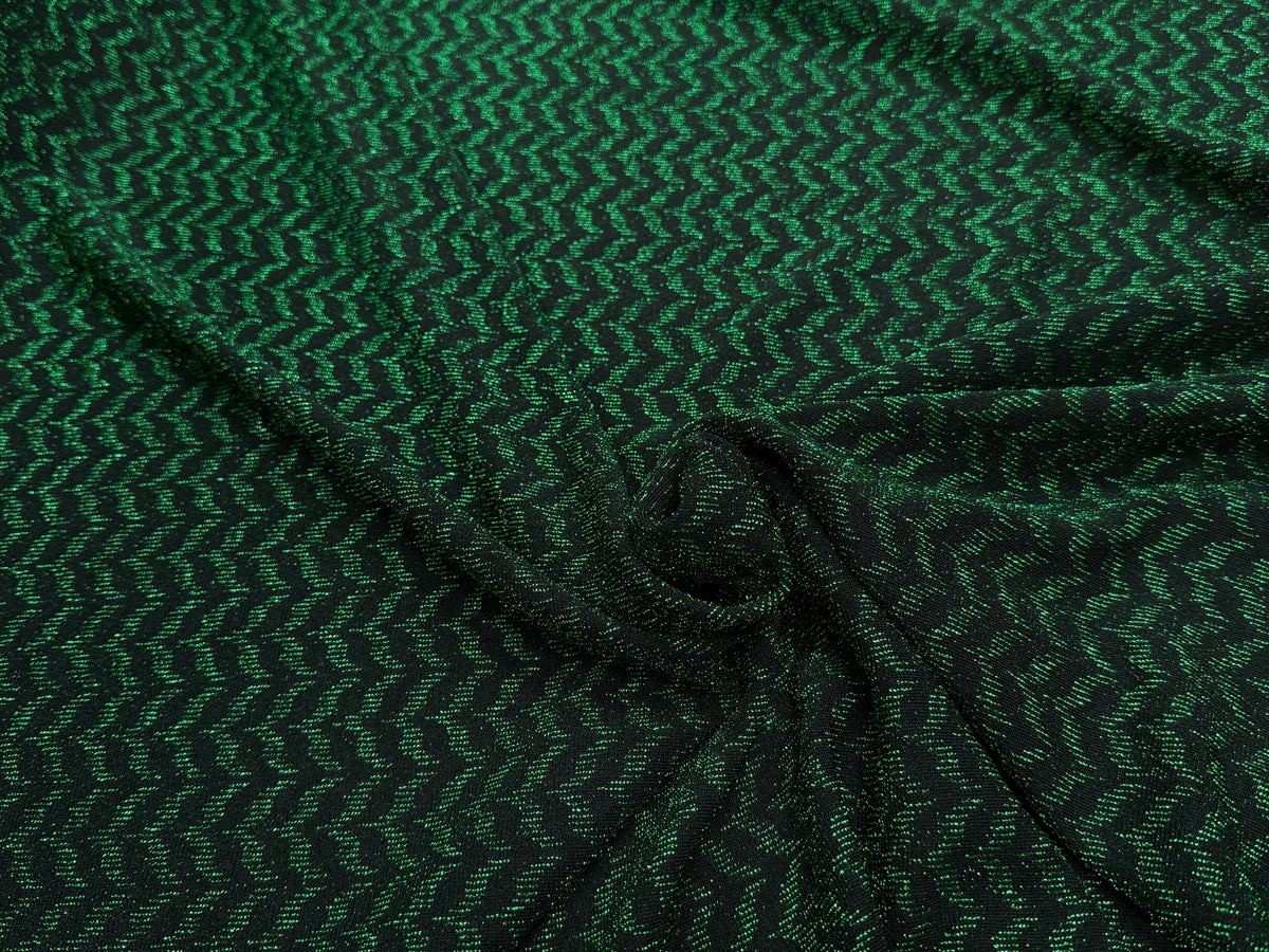 MAILLE FÊTE ULTRA STRETCH BRILLANT VERT - My Little Coupon