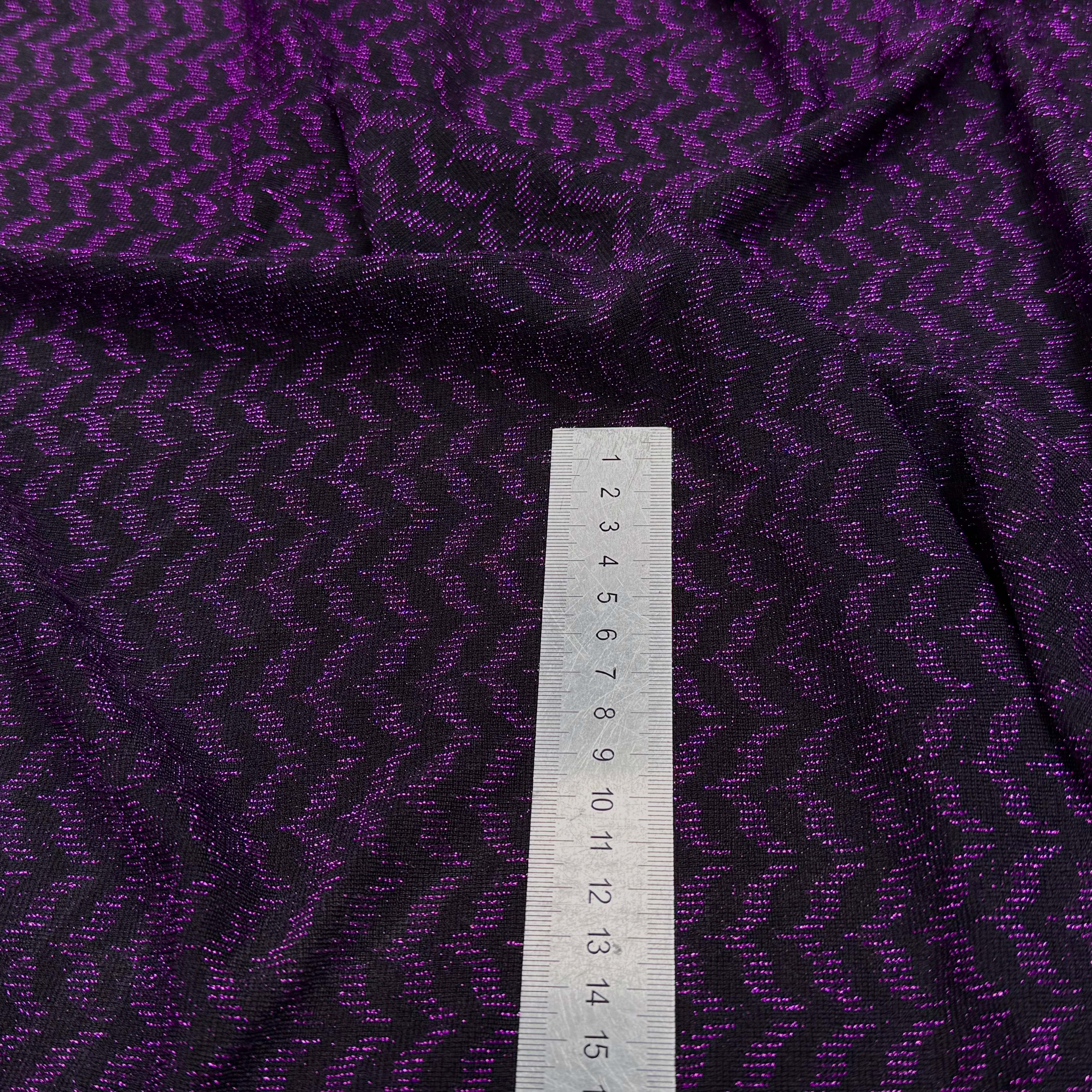 MAILLE FÊTE ULTRA STRETCH BRILLANT VIOLET - My Little Coupon