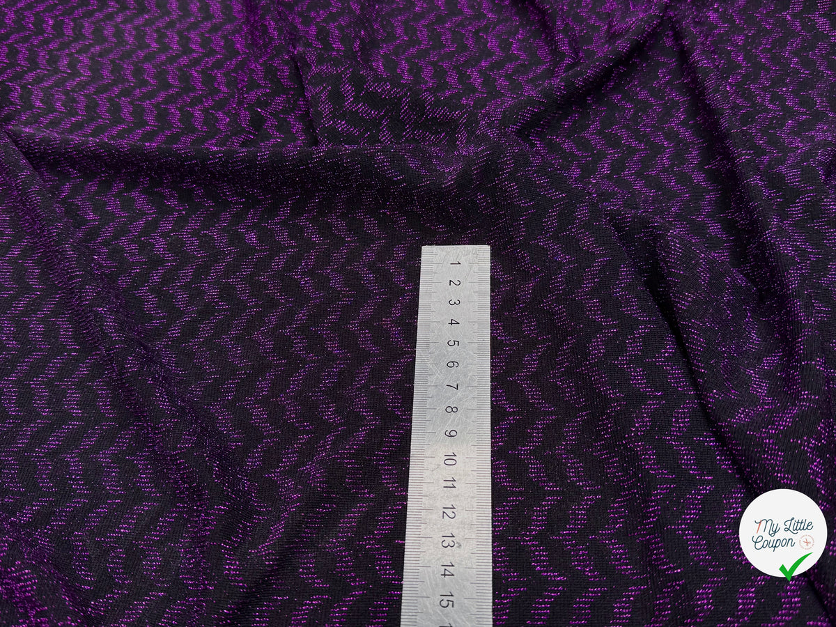 MAILLE FÊTE ULTRA STRETCH BRILLANT VIOLET - My Little Coupon