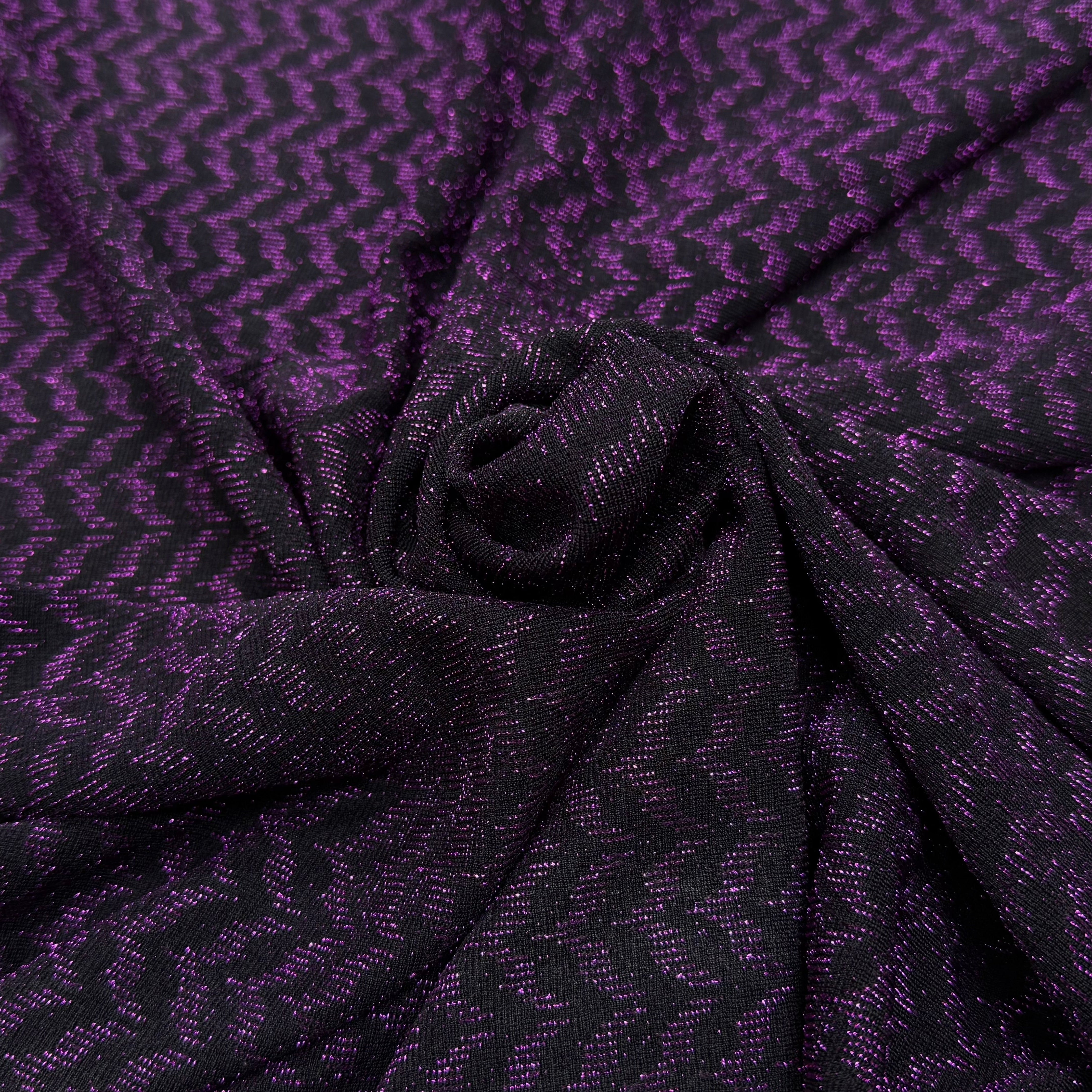 MAILLE FÊTE ULTRA STRETCH BRILLANT VIOLET - My Little Coupon