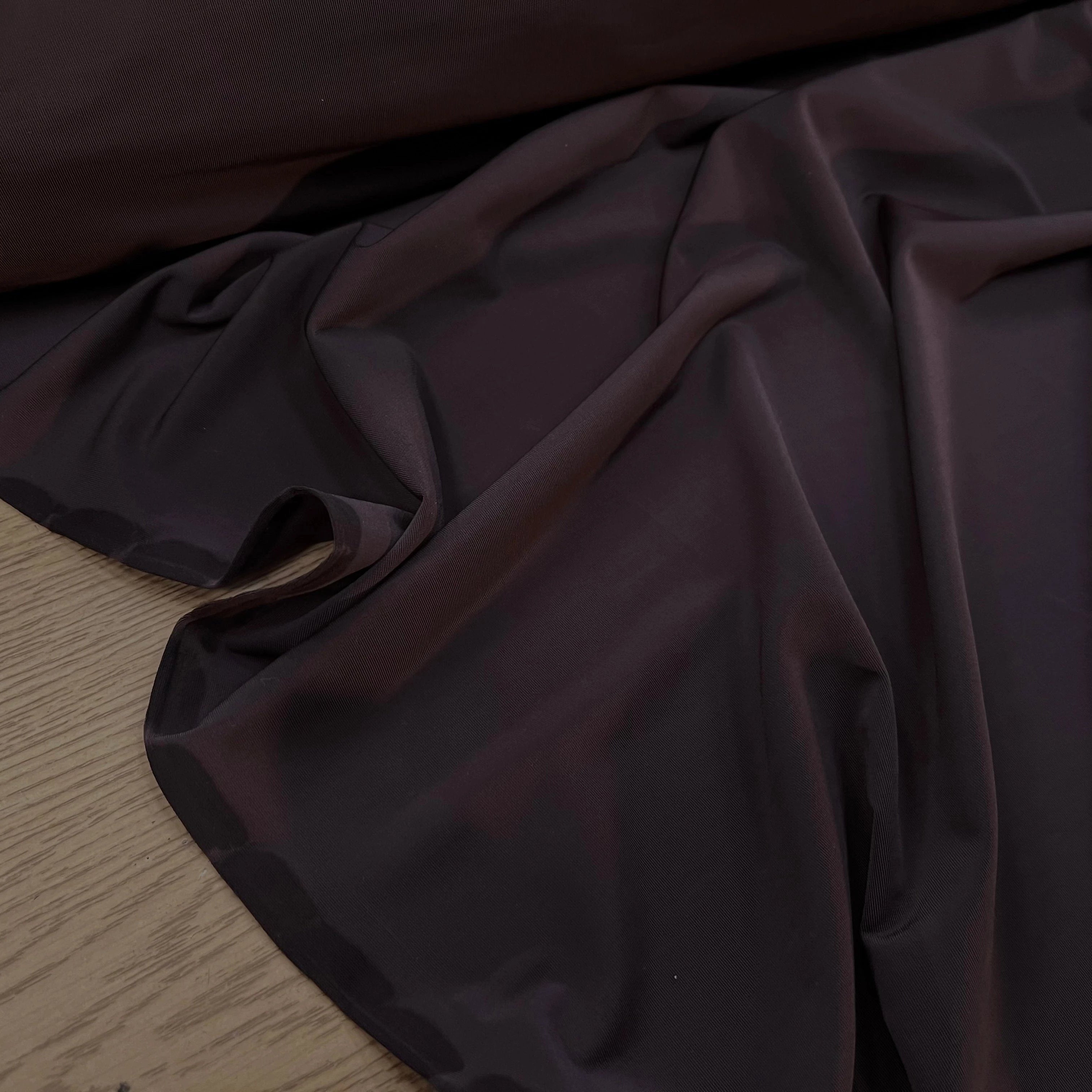 MAILLE FINE SECONDE PEAU MARRON PRUNE - My Little Coupon