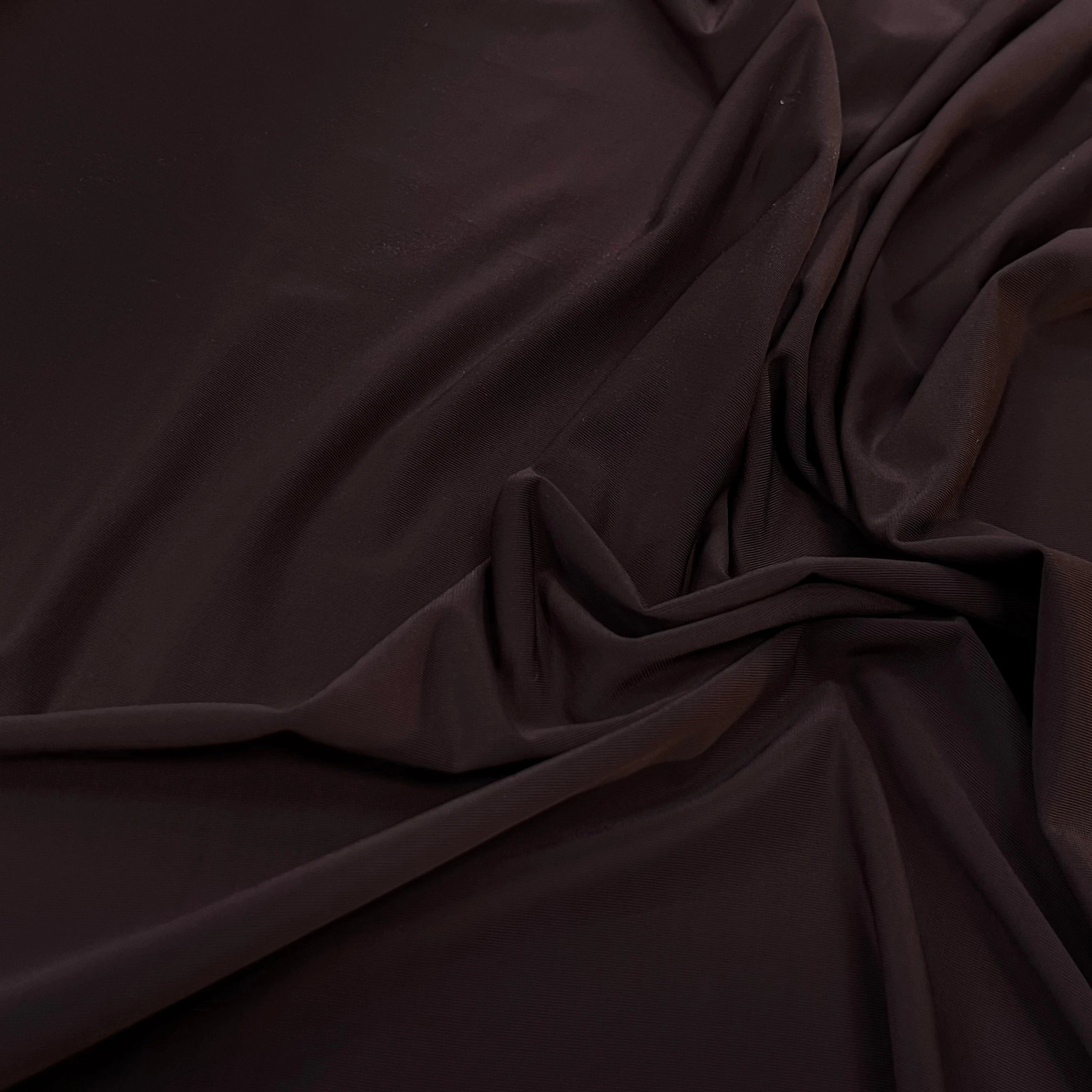 MAILLE FINE SECONDE PEAU MARRON PRUNE - My Little Coupon