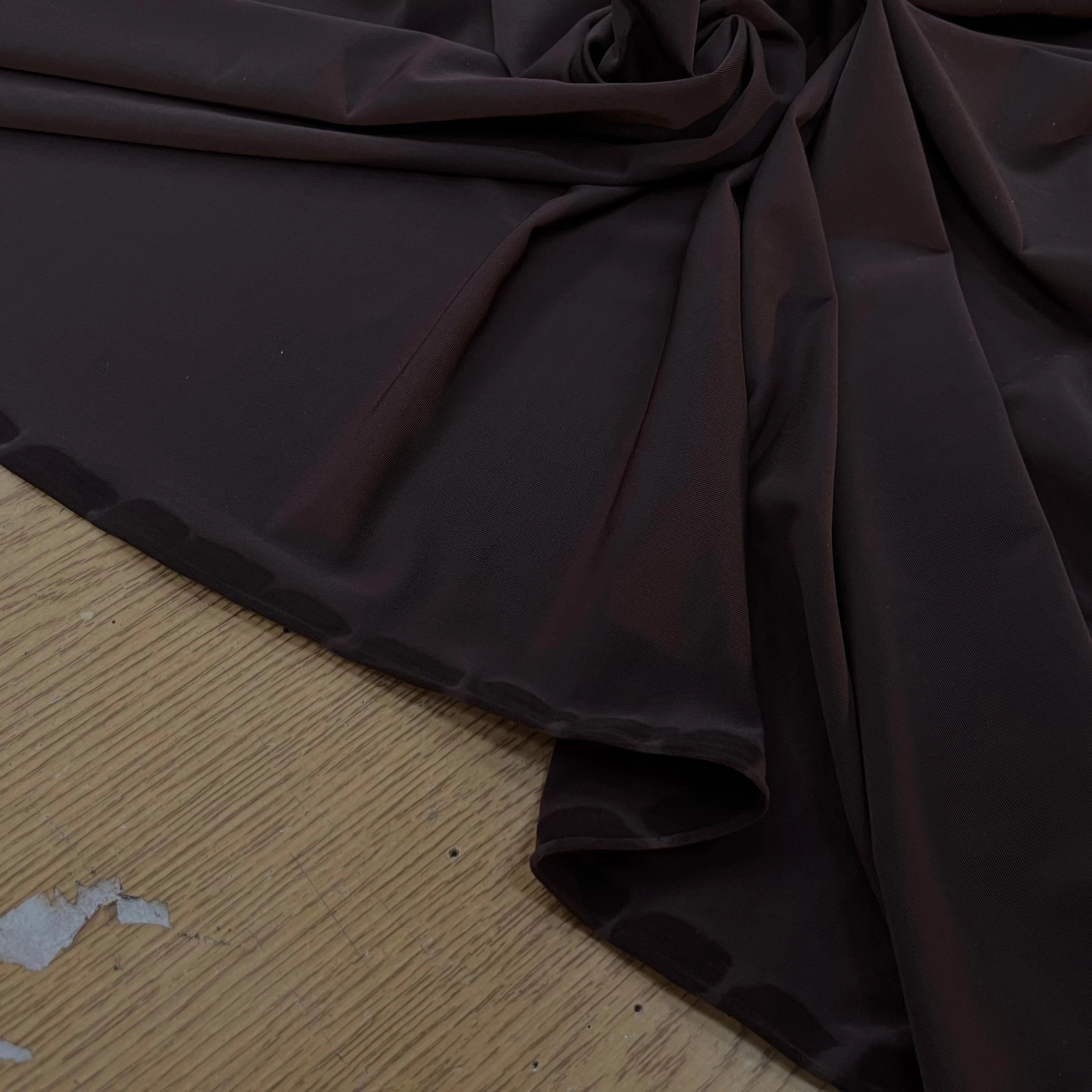 MAILLE FINE SECONDE PEAU MARRON PRUNE - My Little Coupon