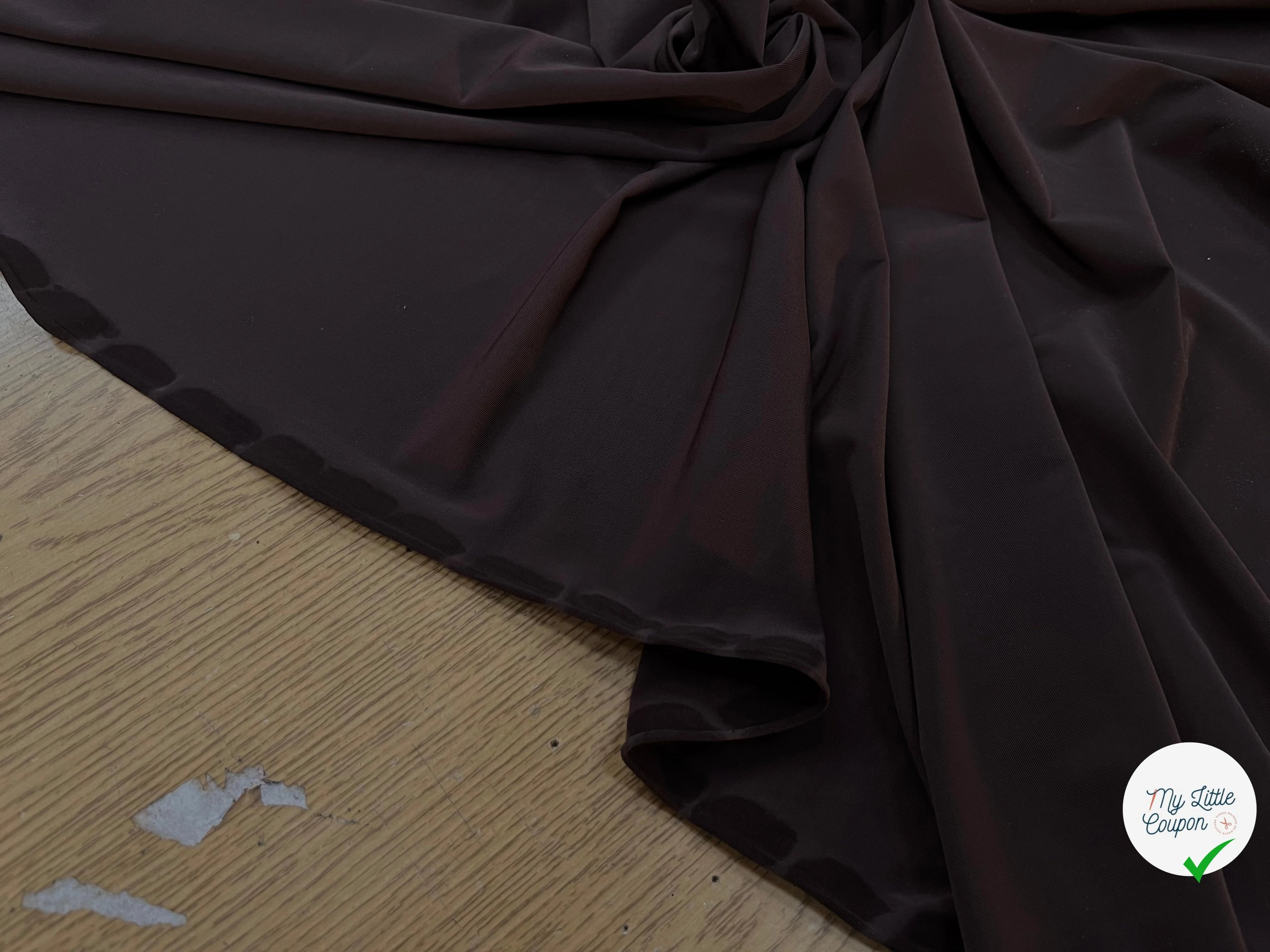 MAILLE FINE SECONDE PEAU MARRON PRUNE - My Little Coupon