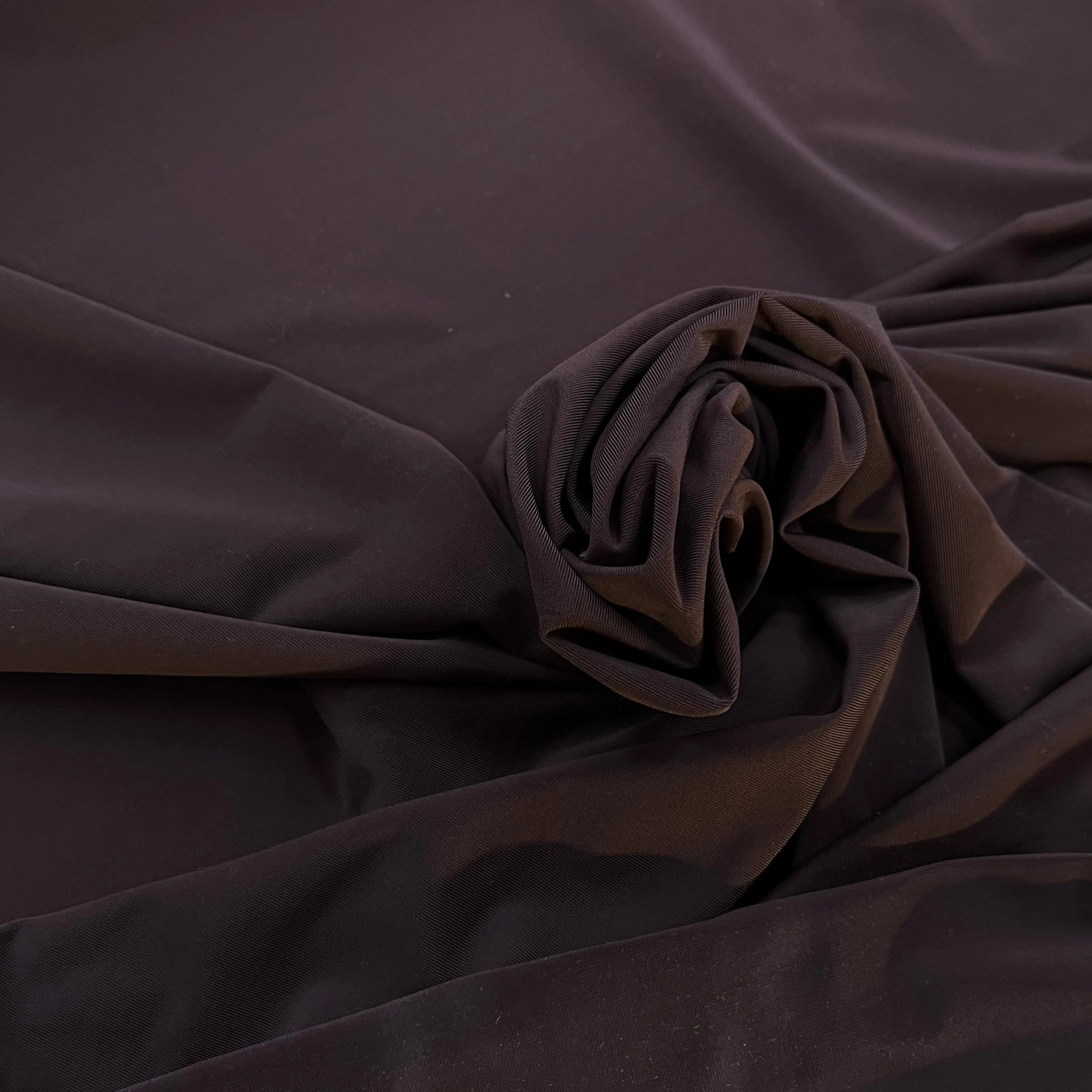 MAILLE FINE SECONDE PEAU MARRON PRUNE - My Little Coupon