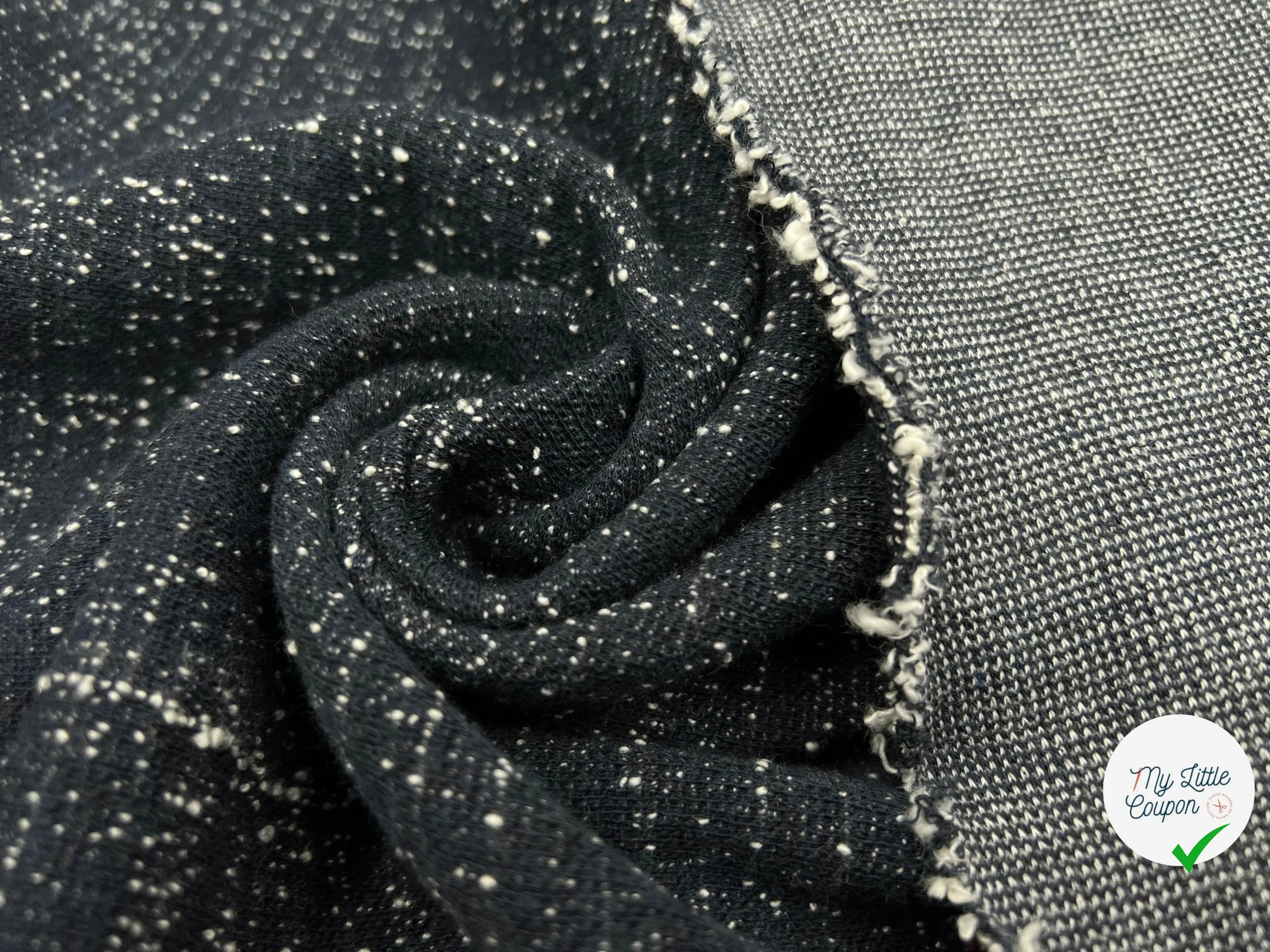 MAILLE JACQUARD ONDES HERTZIENNES - My Little Coupon - tissu - coudre